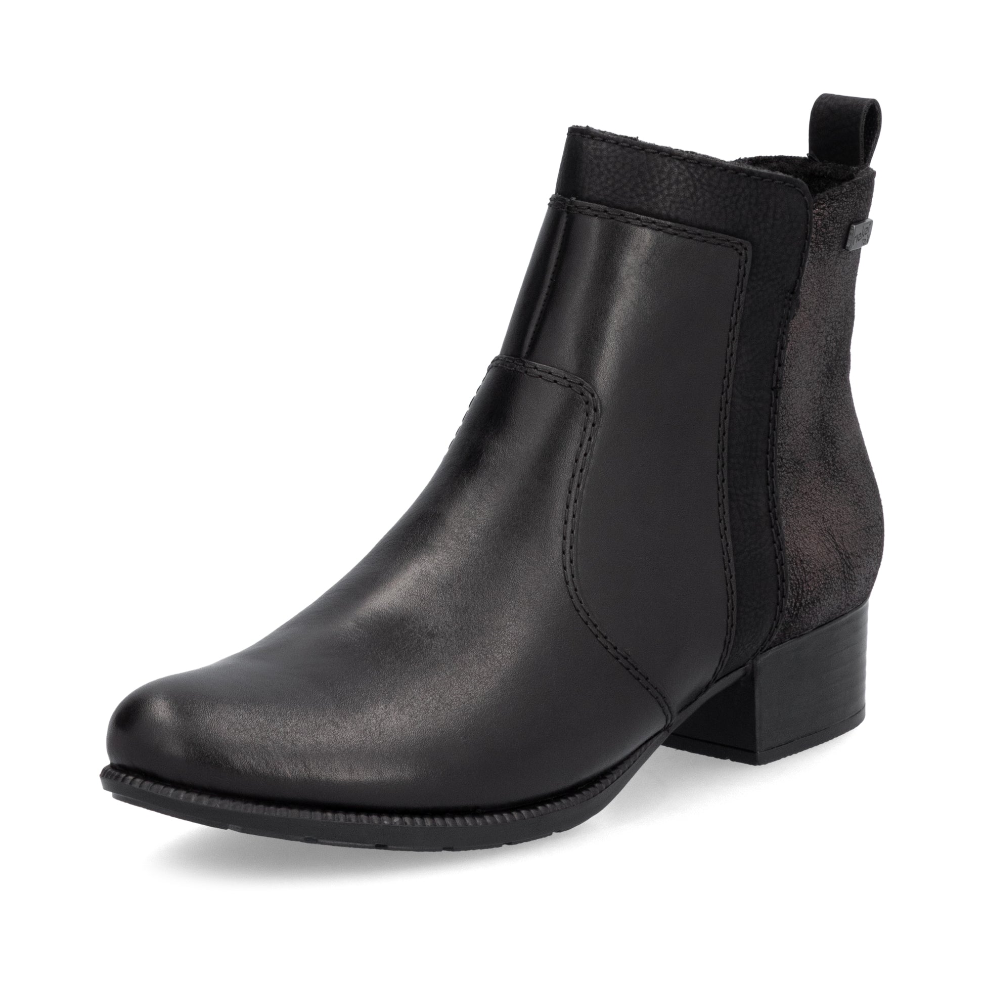 Black Zip Boots for Women | Rieker 78658-00