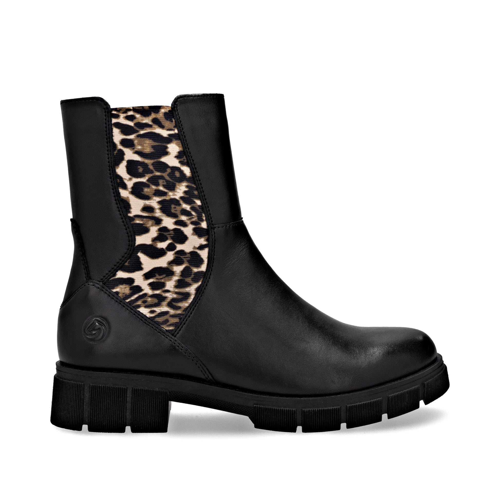 Black Zip Boots for Women | Remonte D2S70-03