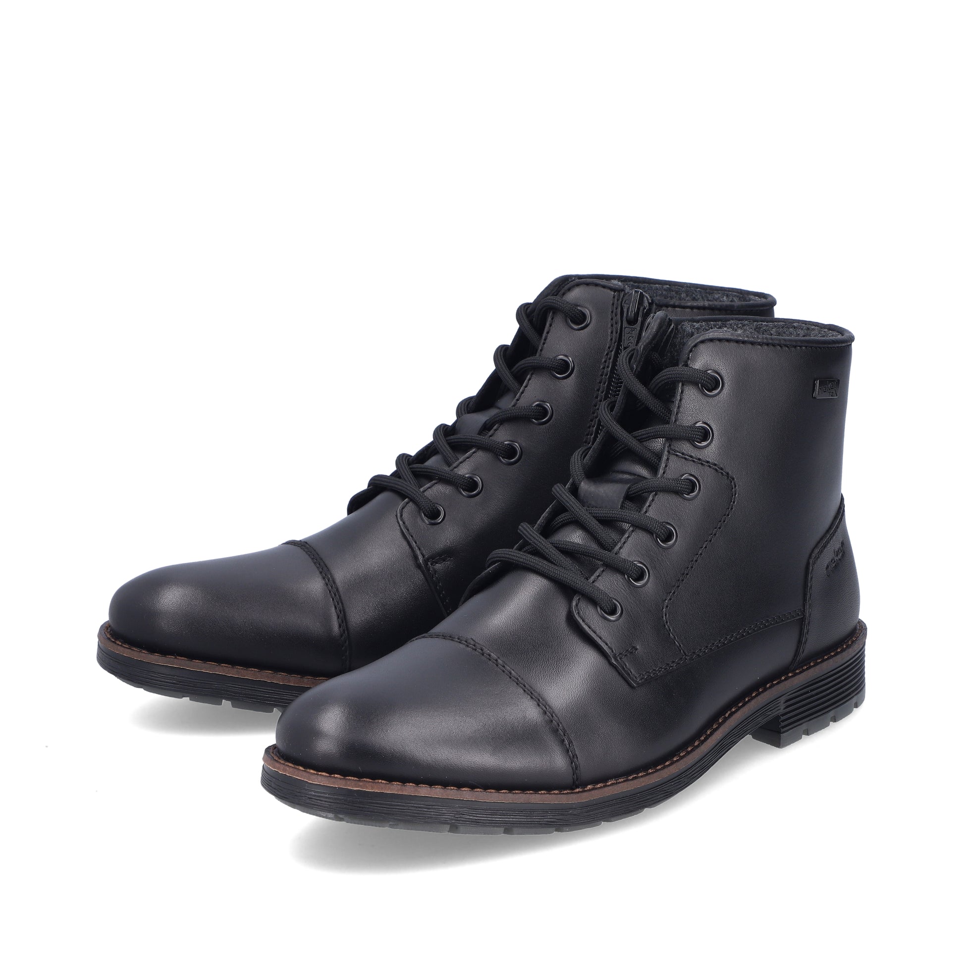 Black Zip Boots for Men | Rieker F4546-00