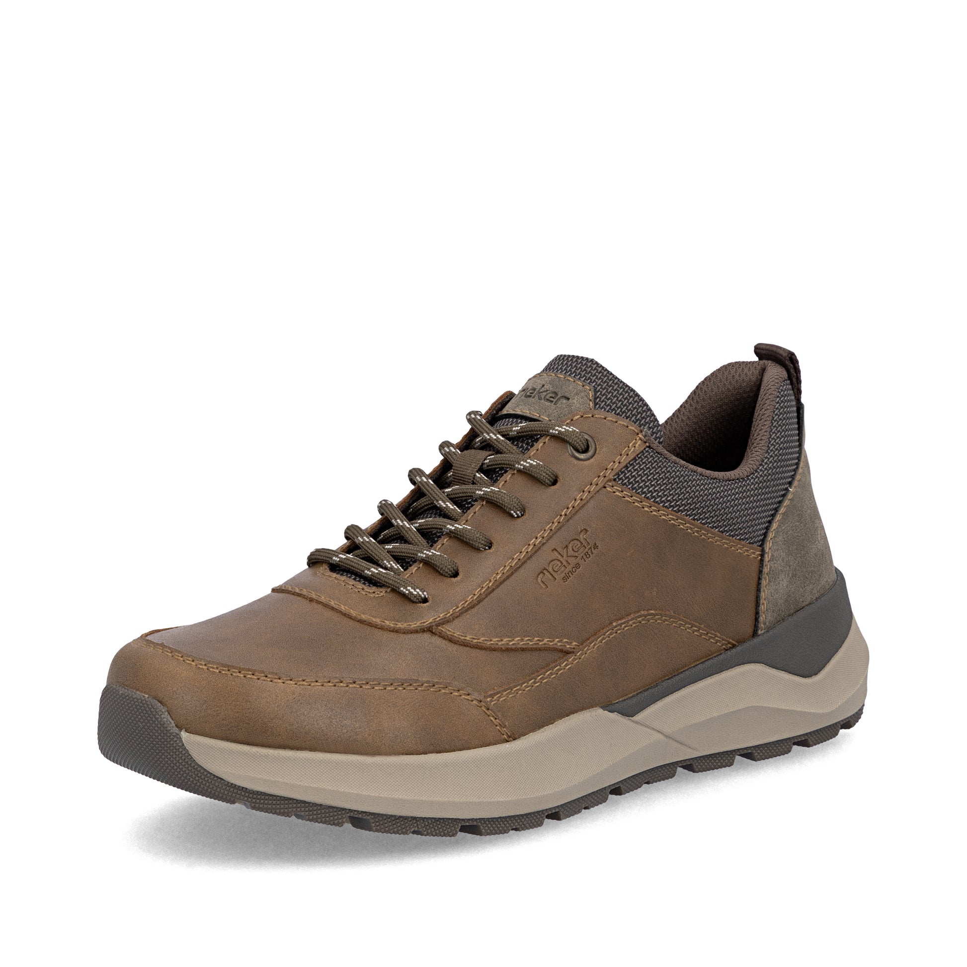 Brown Zip Shoes for Men | Rieker 06000-22