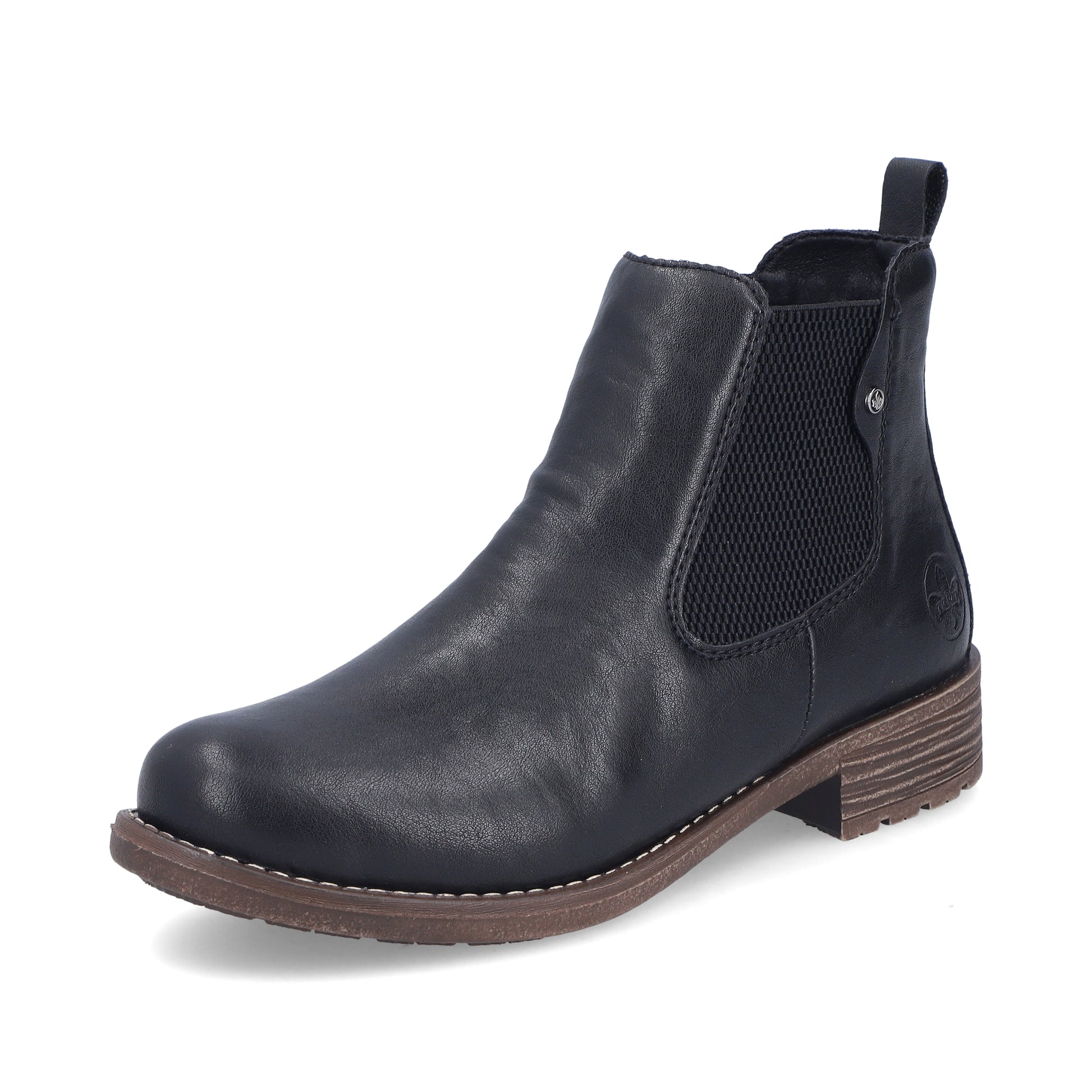 Black Elasticated Boots for Women | Rieker 79450-00