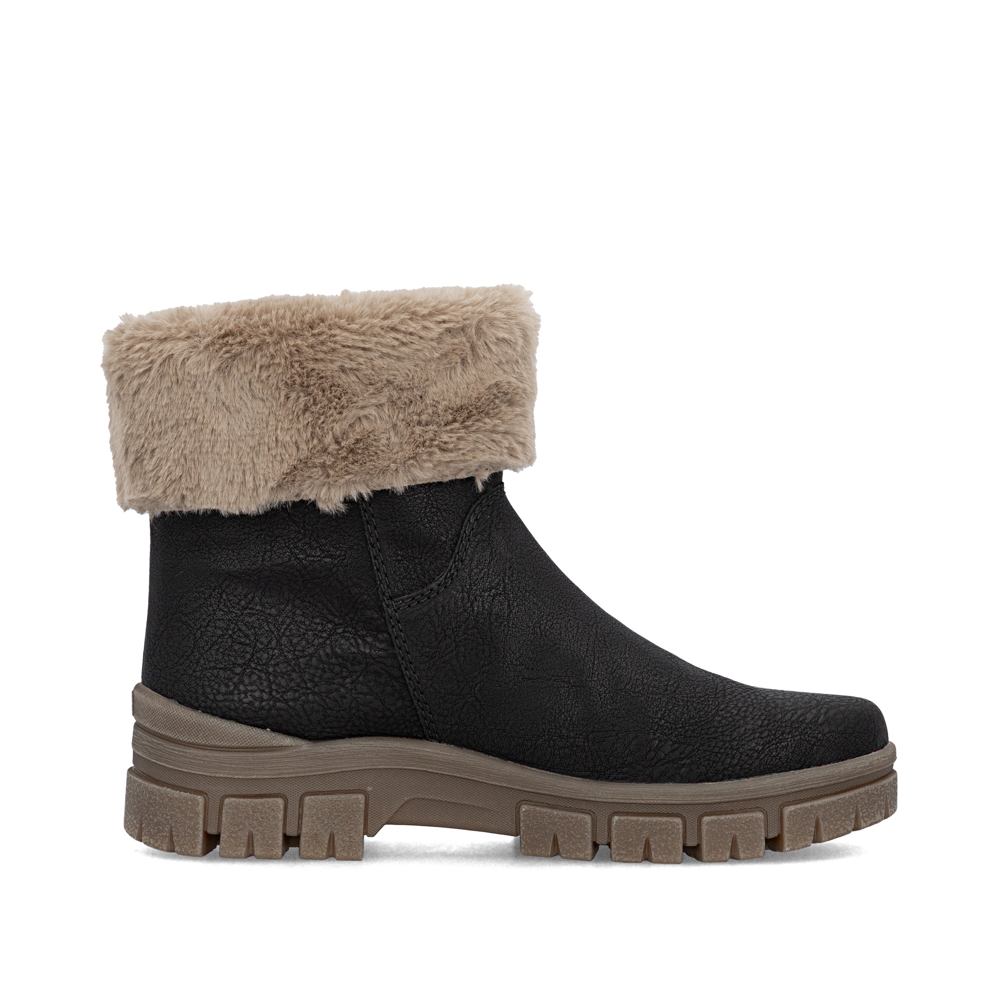 Black Zip Boots for Women | Rieker Z1182-00