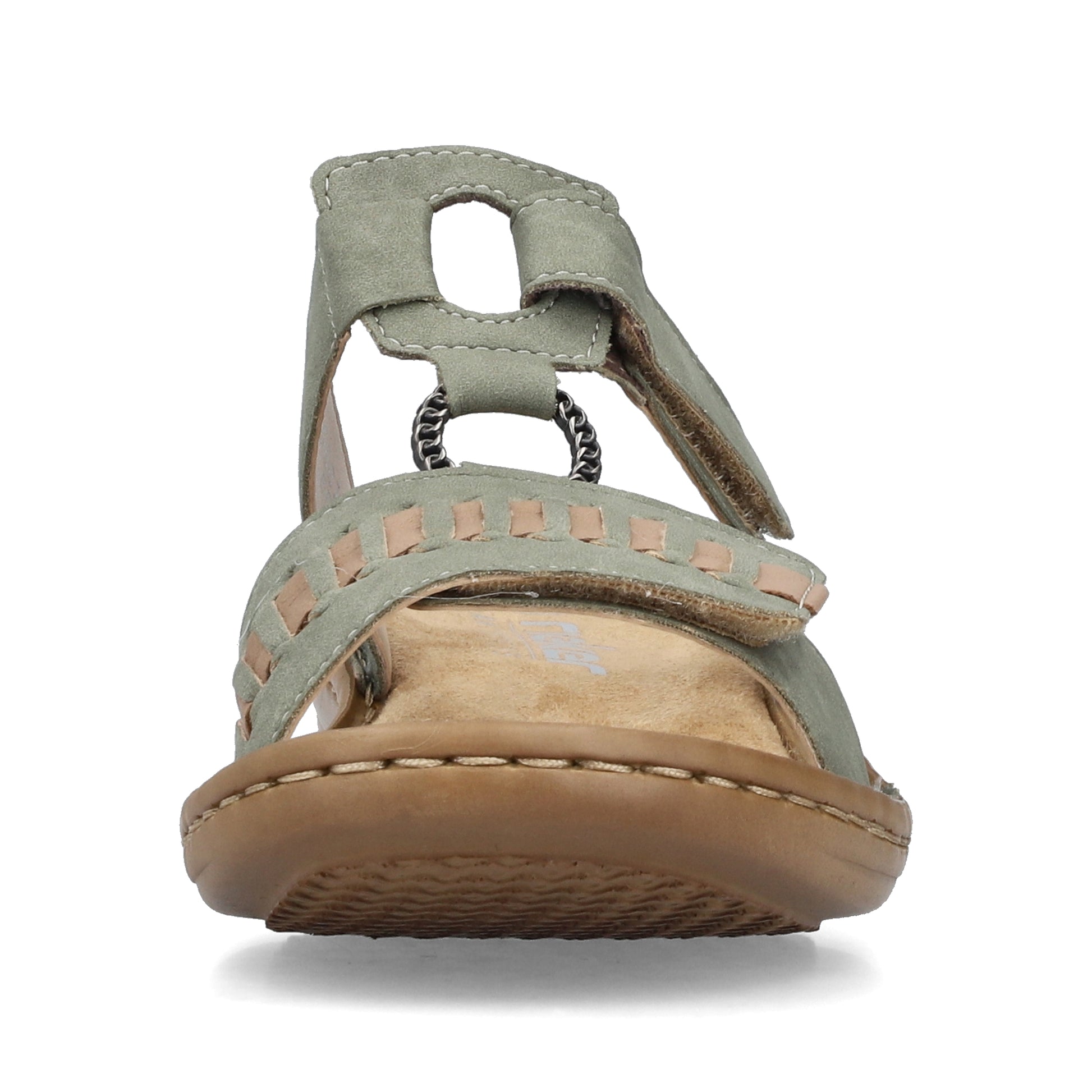Green Hook & Loop Sandals for Women | Rieker 60881-52