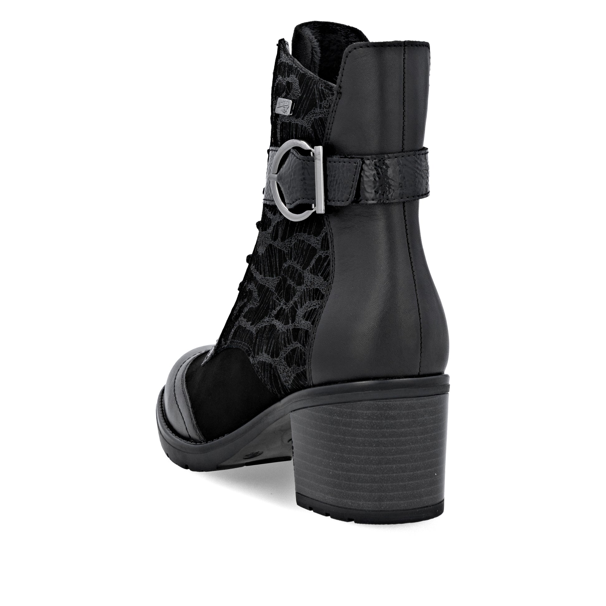 Black Zip Boots for Women | Remonte D2A77-02