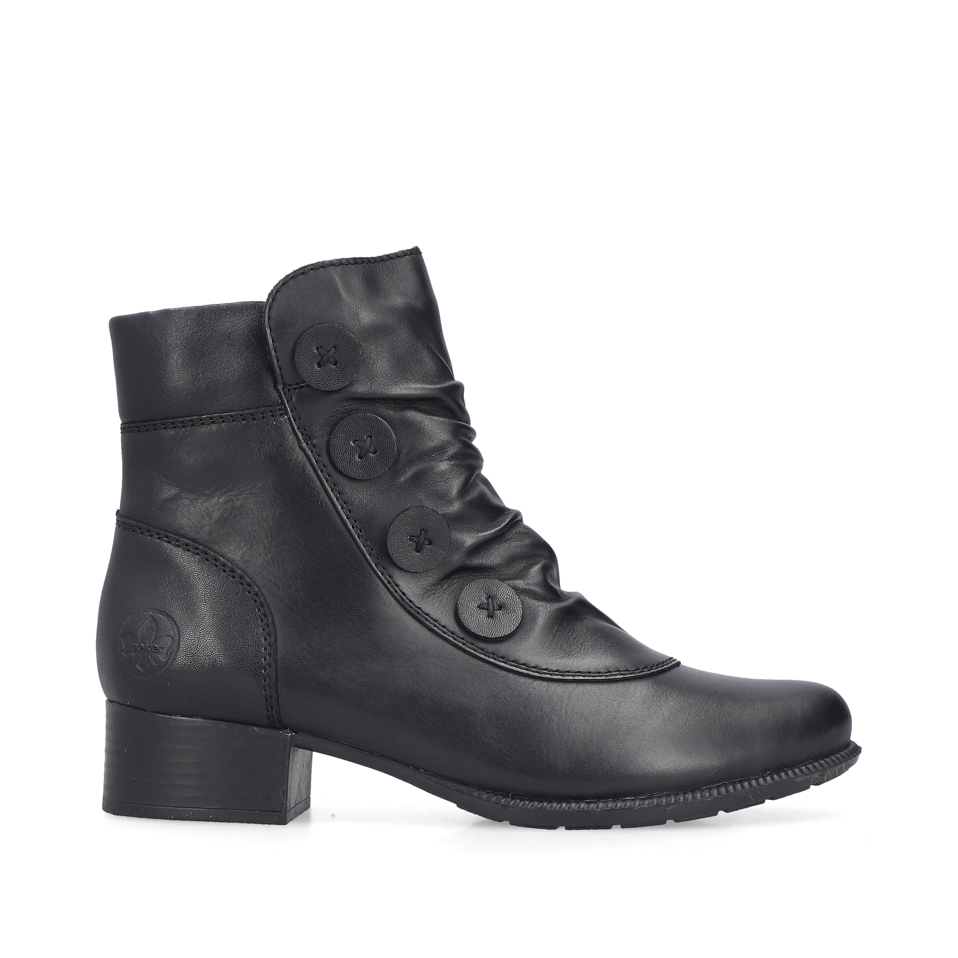 Black Zip Boots for Women | Rieker 78659-00
