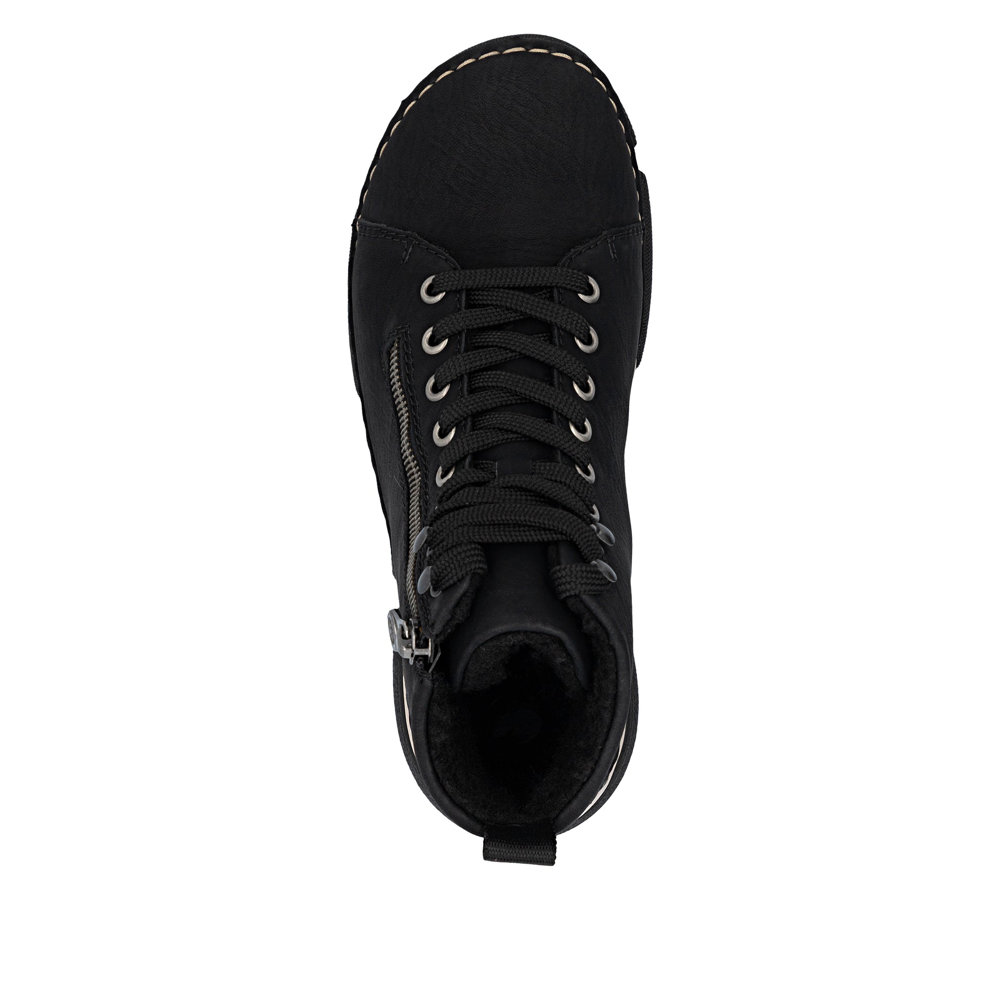 Black Zip Boots for Women | Rieker 45920-01
