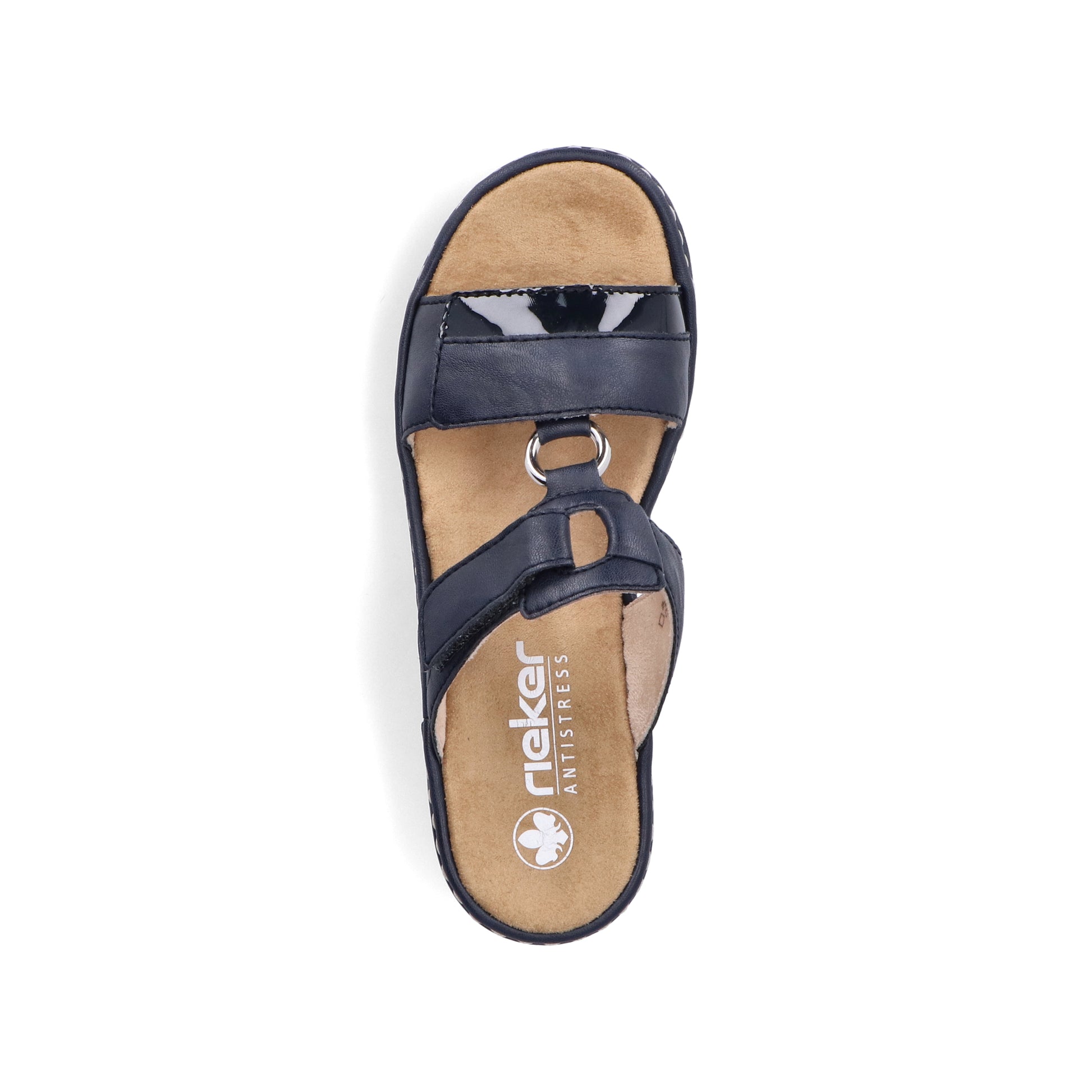Blue Hook & Loop Sandals for Women | Rieker V1396-14