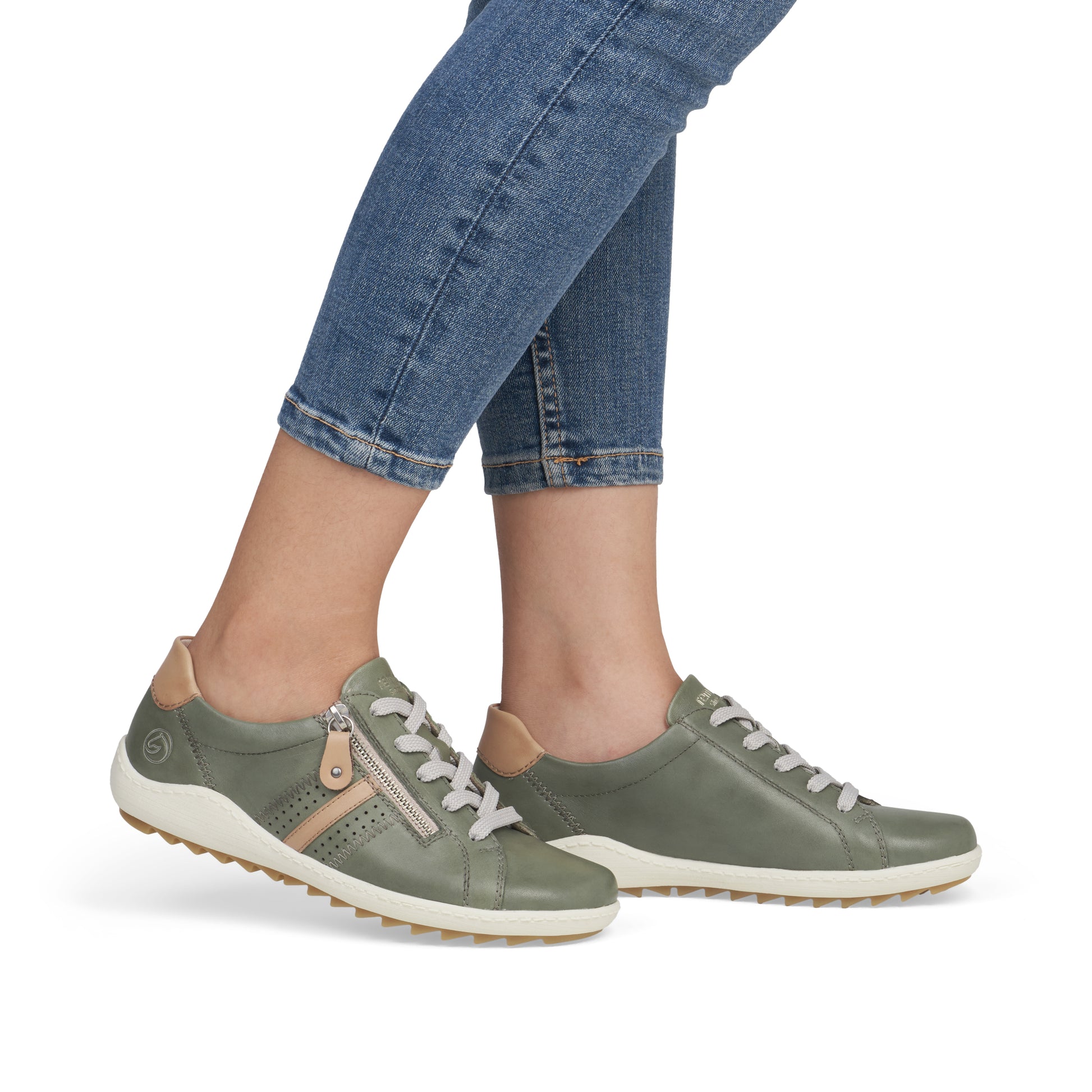 Green Zip Shoes for Women | Remonte R1432-52