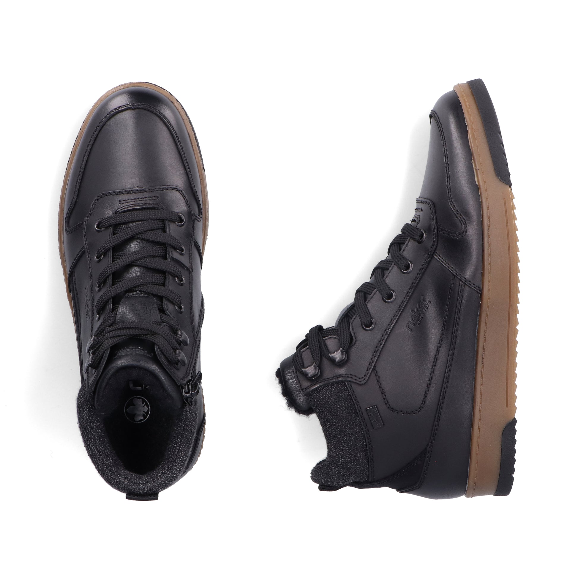 Black Zip Boots for Men | Rieker 17530-00