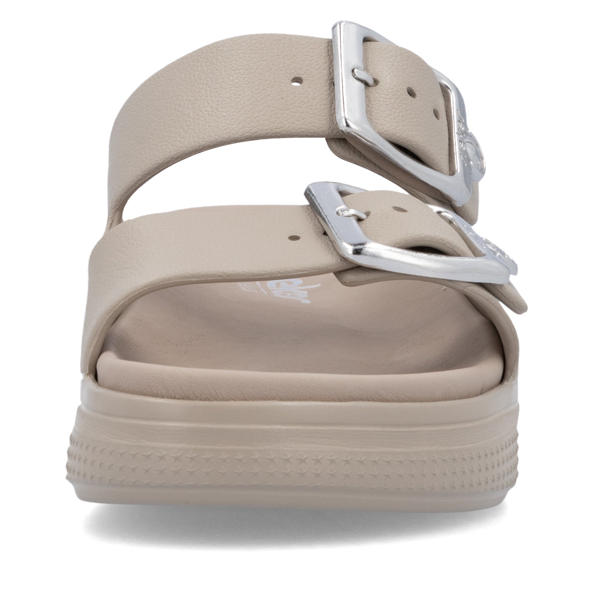 Beige Buckle Sandals for Women | Rieker P2180-60