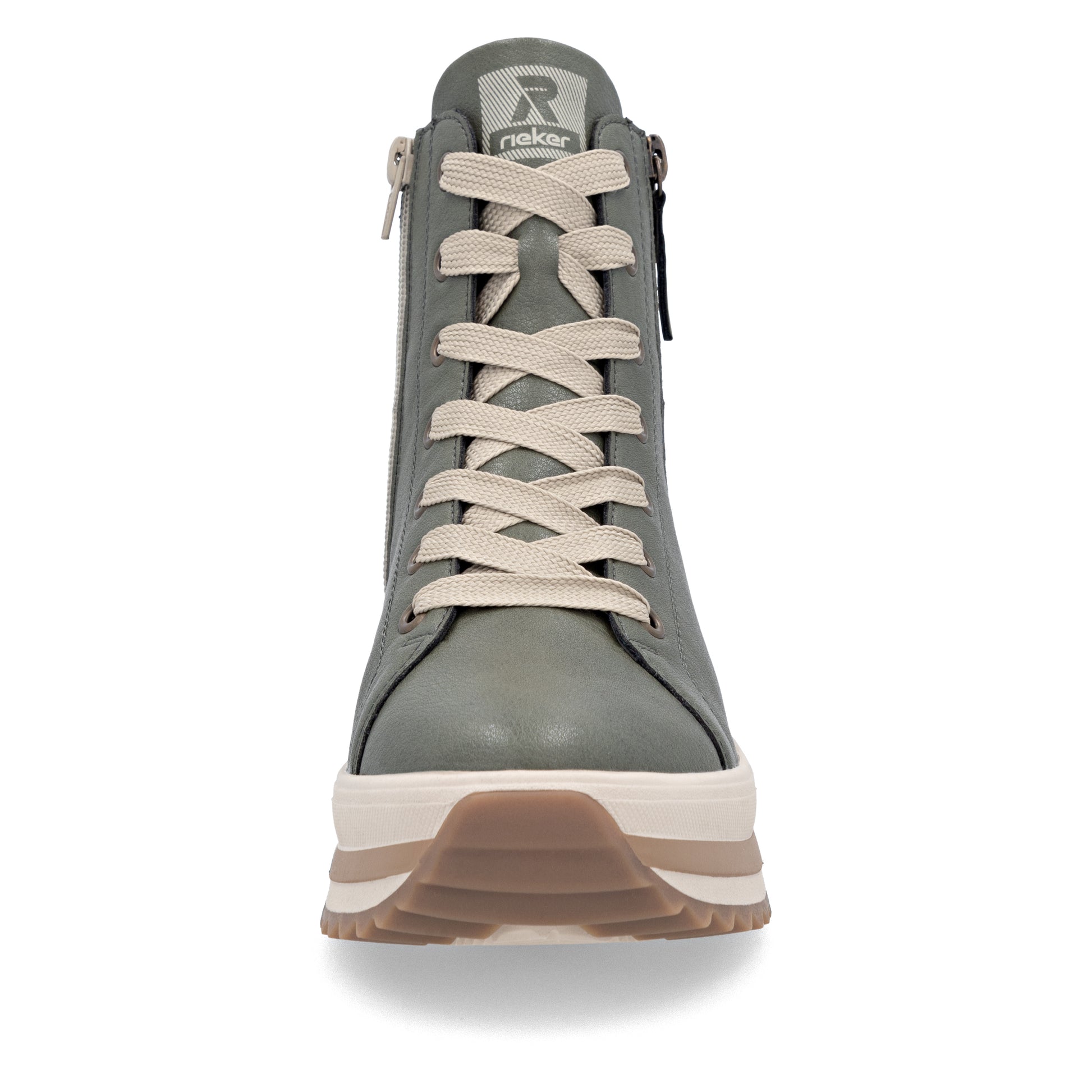 Green Zip Boots for Women | Rieker Sport W3870-54