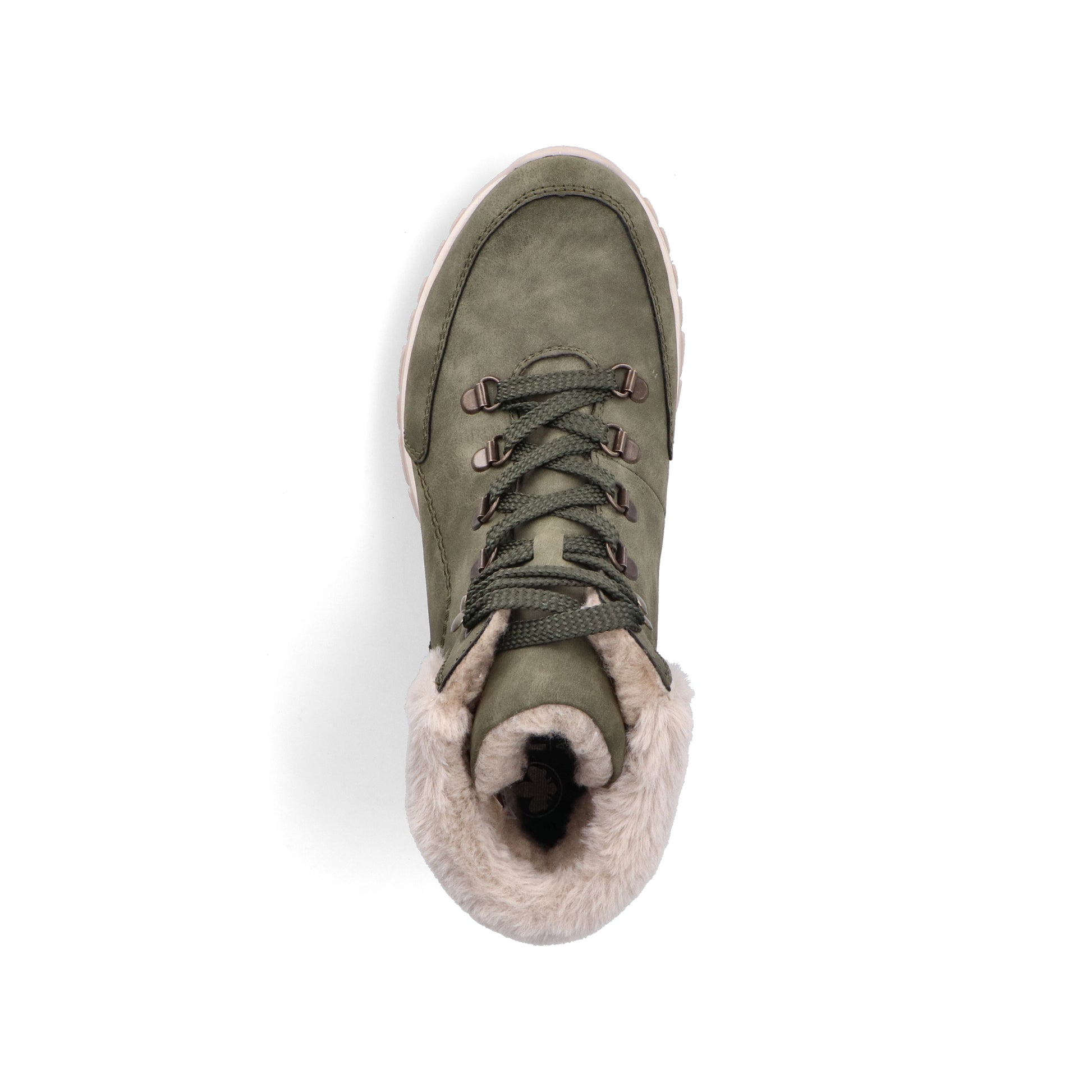 Green Elasticated Boots for Women | Rieker M9610-54