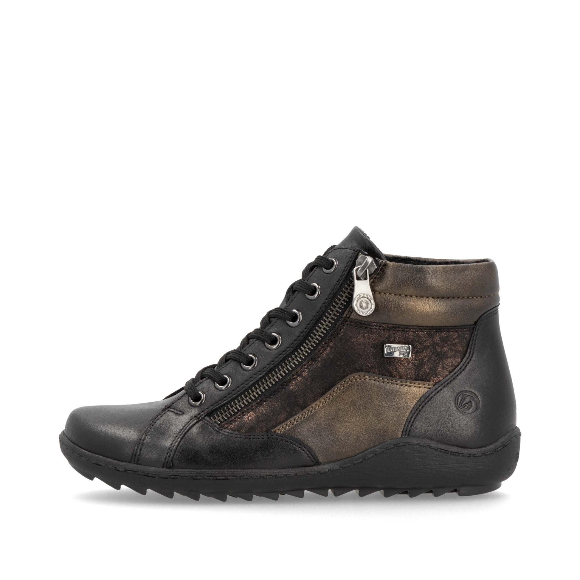 Black Zip Boots for Women | Remonte R1458-03