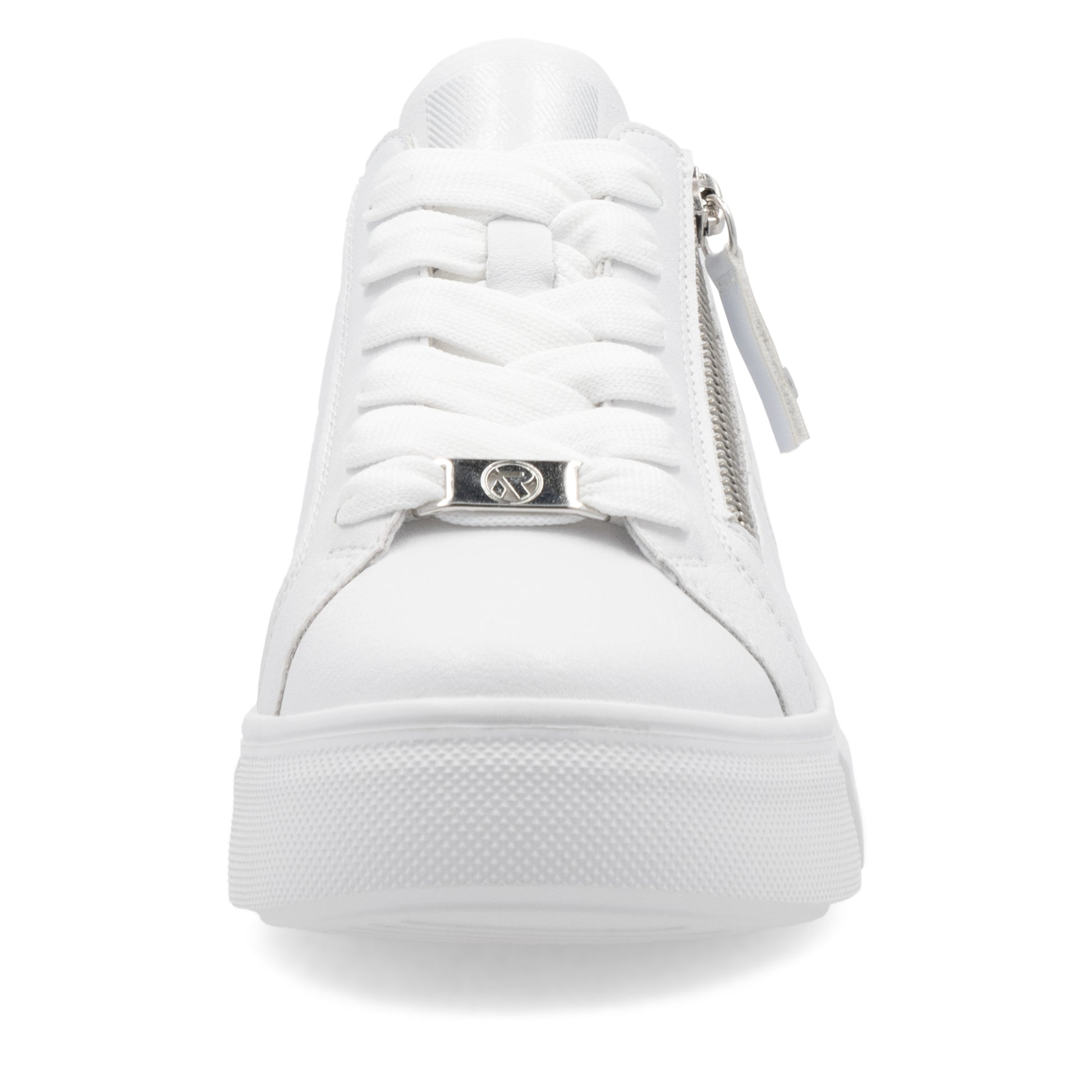 White Zip Shoes for Women | Rieker Sport W2605-80