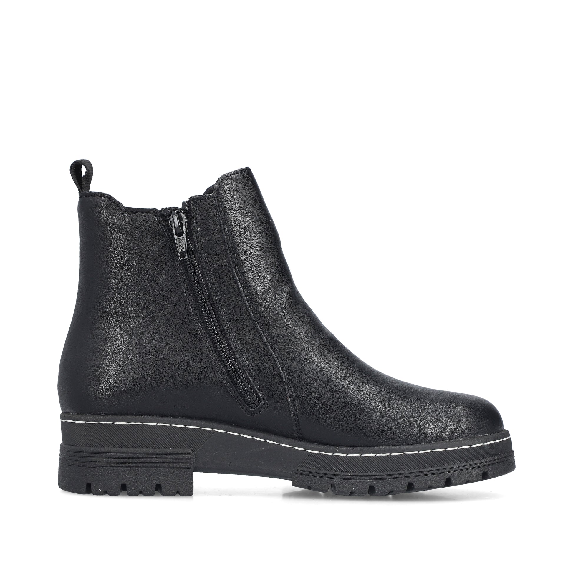 Black Zip Boots for Women | Rieker 73892-00