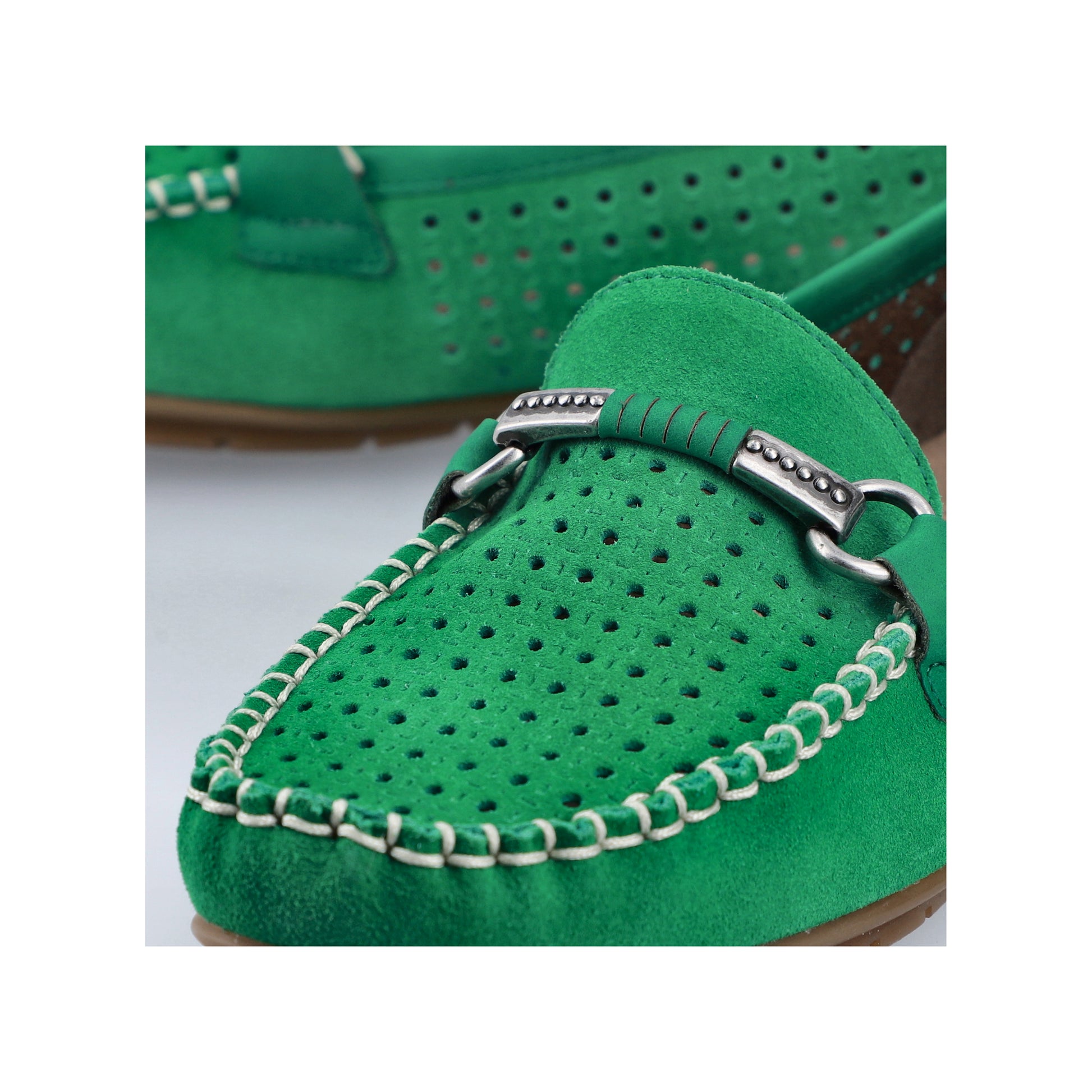 Green Slip-On Shoes for Women | Rieker 40253-54