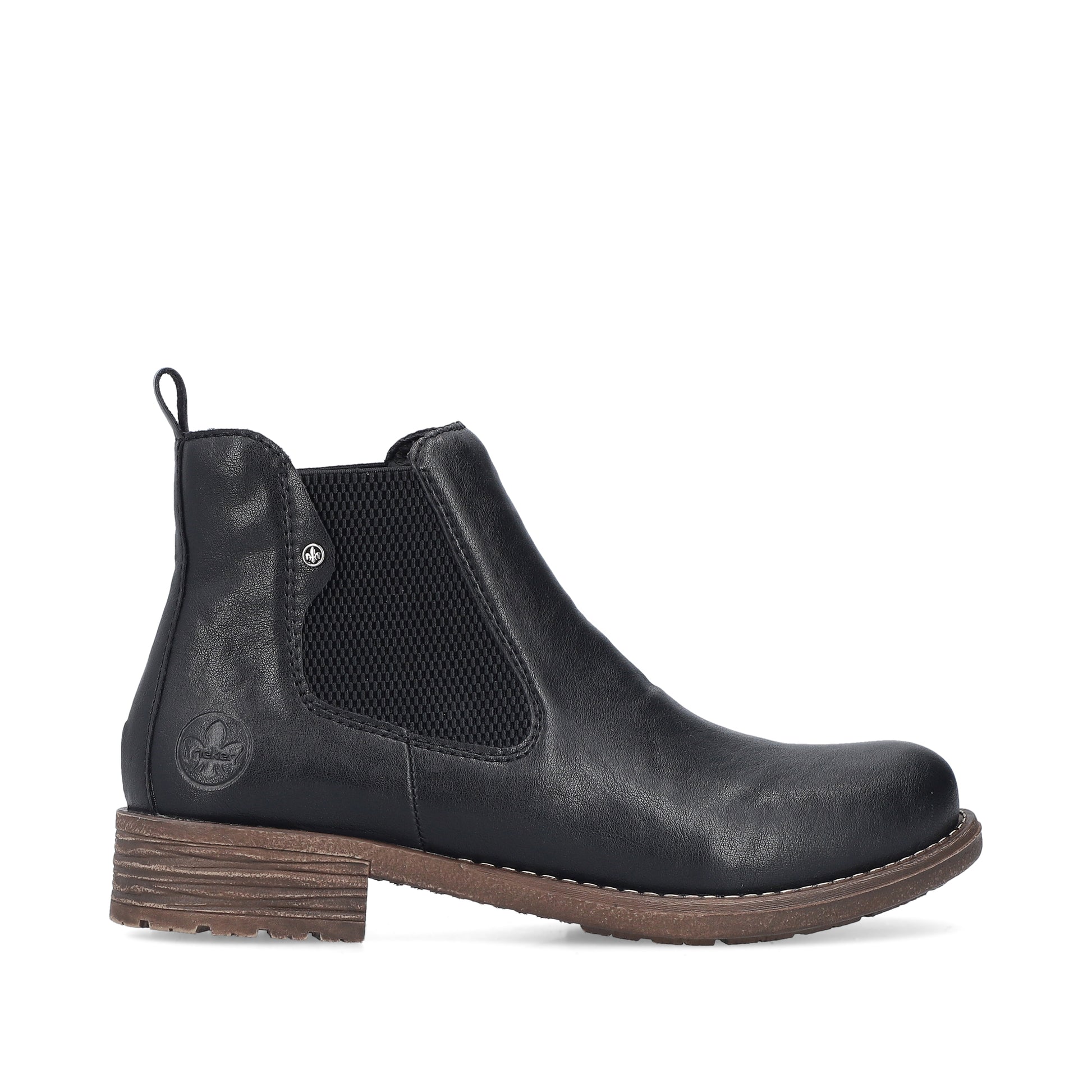 Black Elasticated Boots for Women | Rieker 79450-00