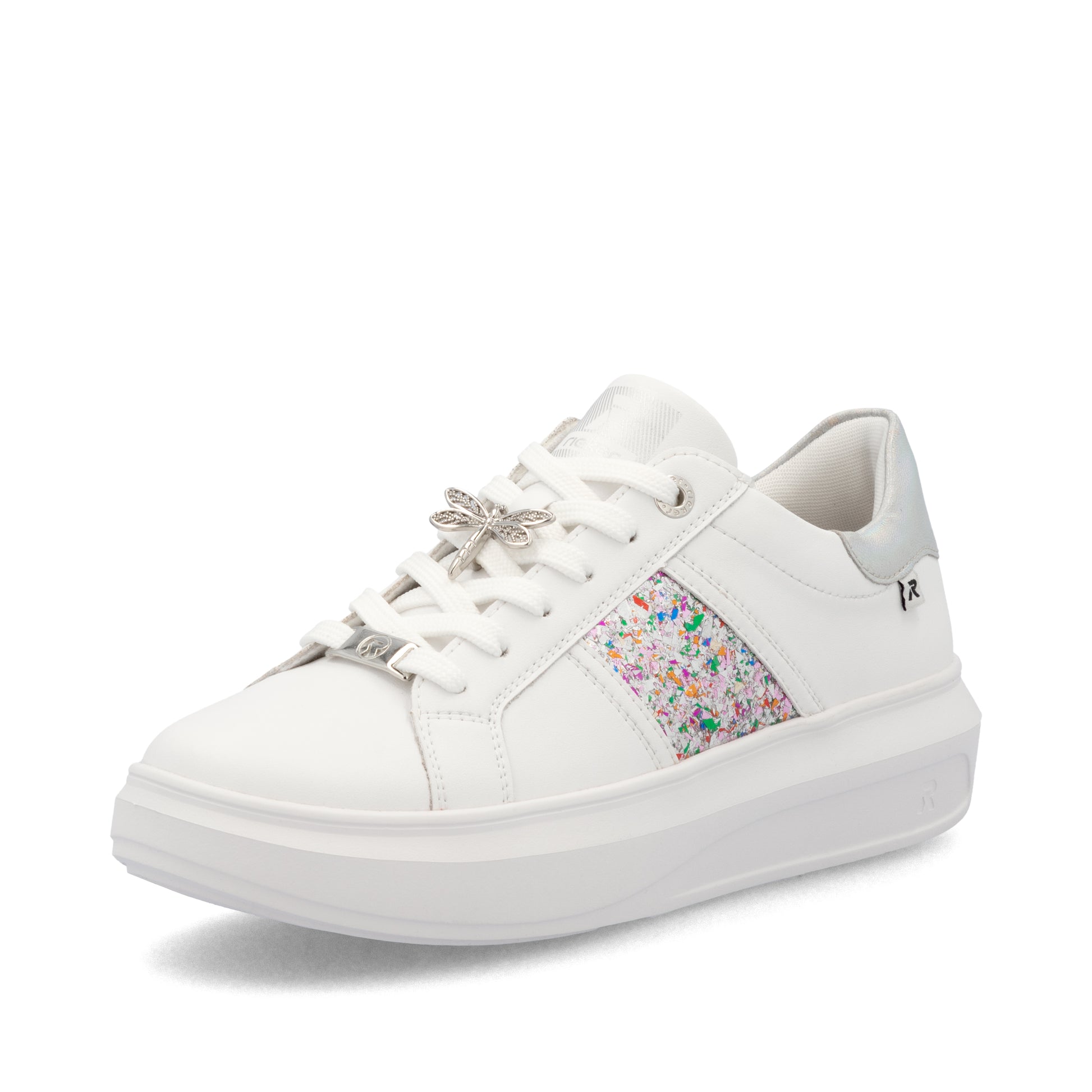 White Elasticated Shoes for Women | Rieker Sport W1202-83
