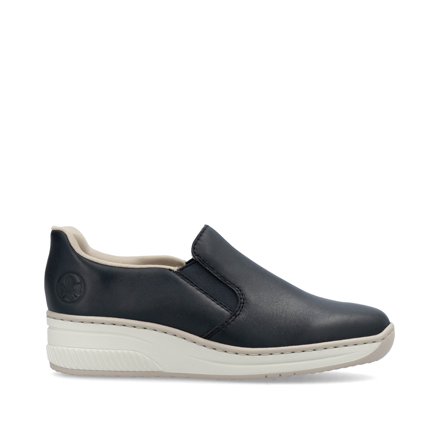 Rieker Women's Casual Slip-on Shoe - Blue | 48761-14