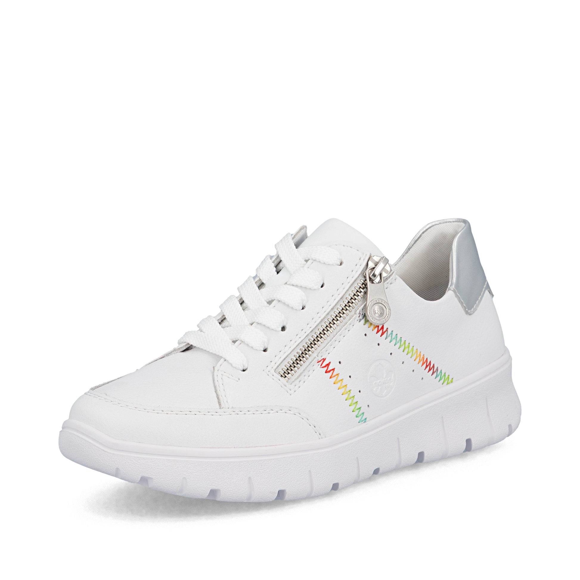 White Zip Shoes for Women | Rieker N1313-80