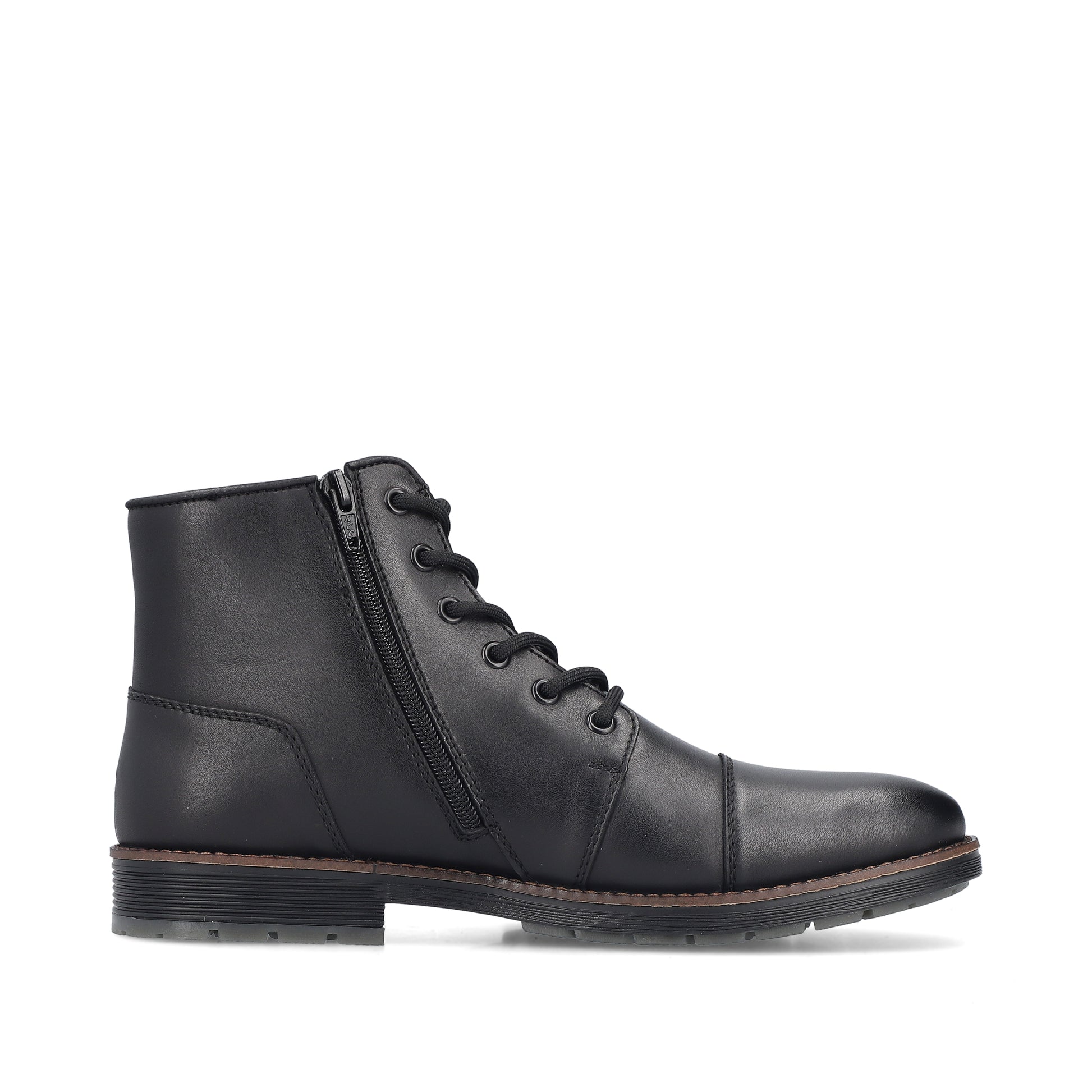 Black Zip Boots for Men | Rieker F4546-00