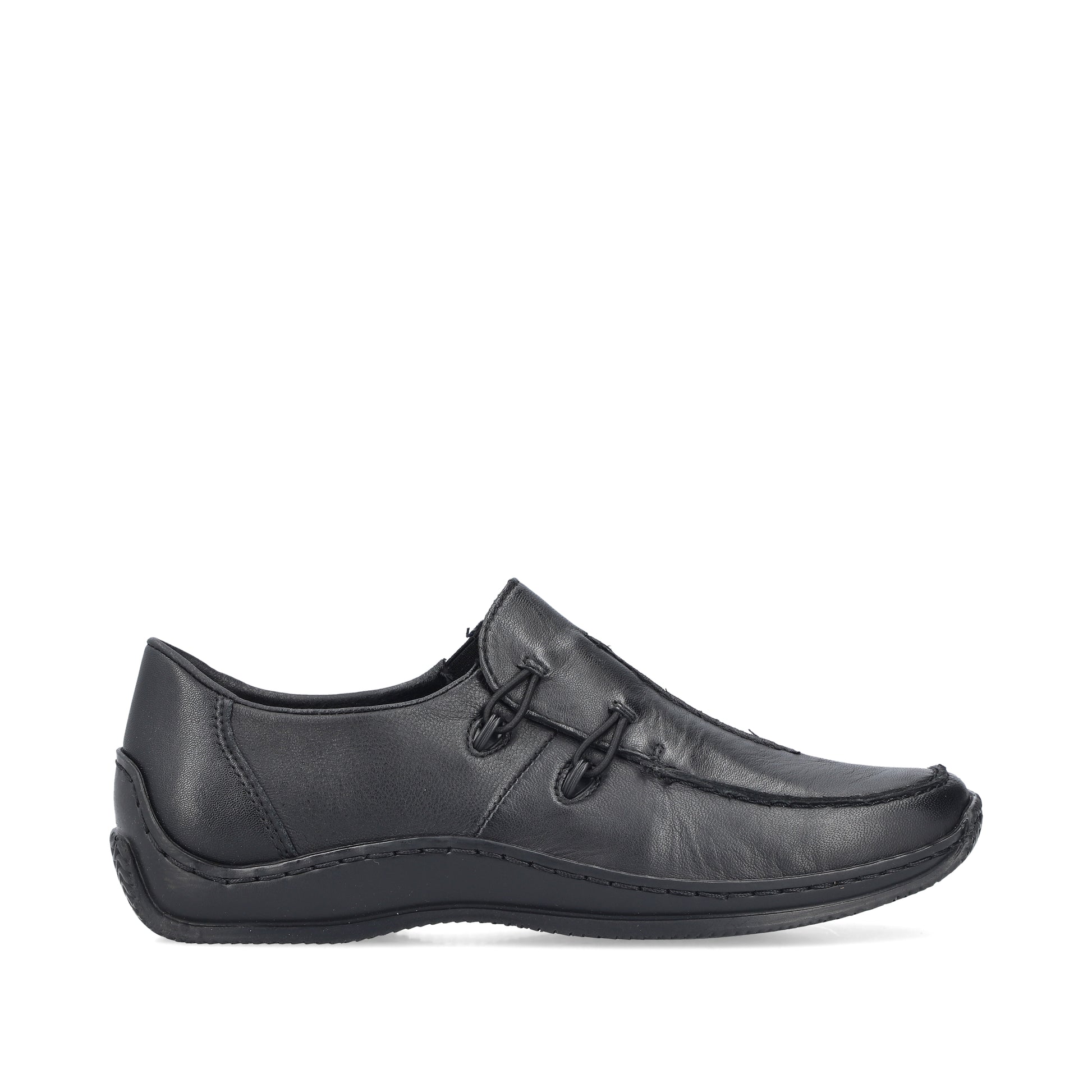 Black Elasticated Shoes for Women | Rieker L1751-00