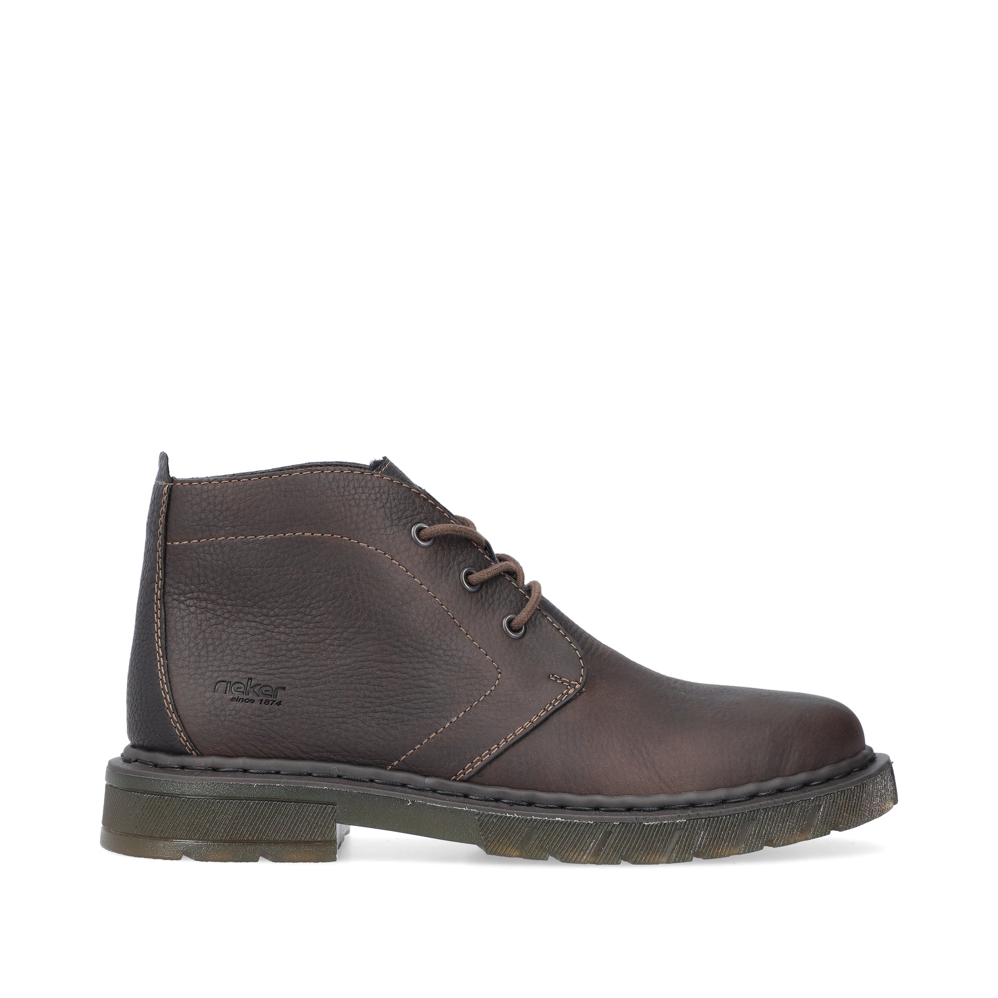 Brown Elasticated Boots for Men | Rieker 31640-25