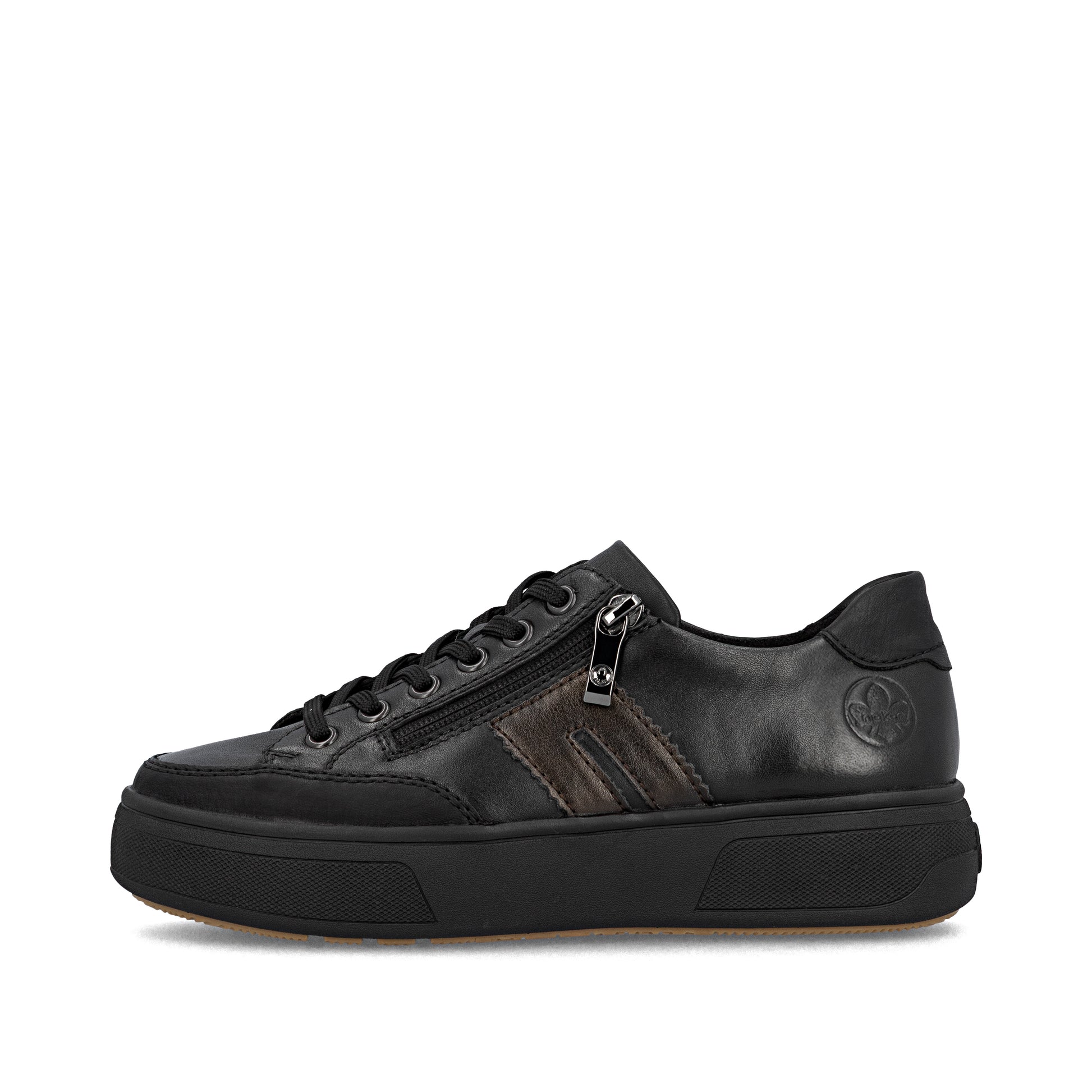 Black Zip Shoes for Women | Rieker M7711-00