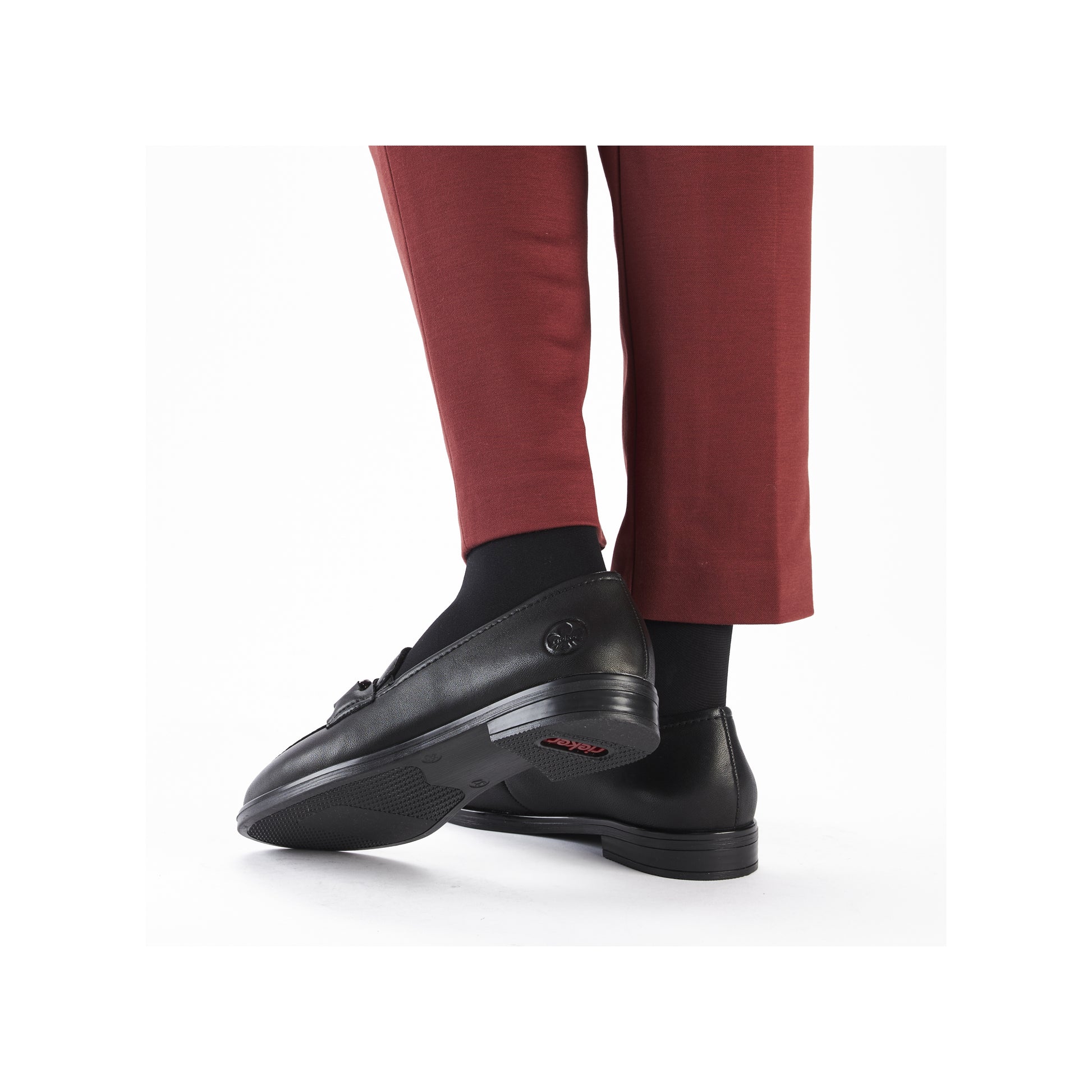 Black Elasticated Shoes for Women | Rieker 46262-01