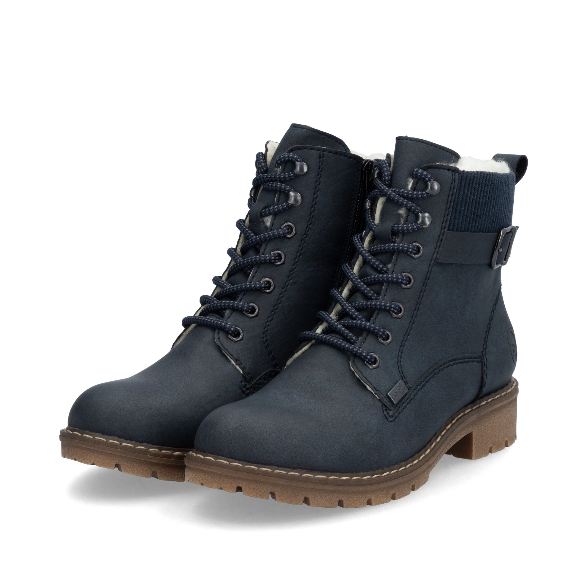 Blue Zip Boots for Women | Rieker Y9102-14