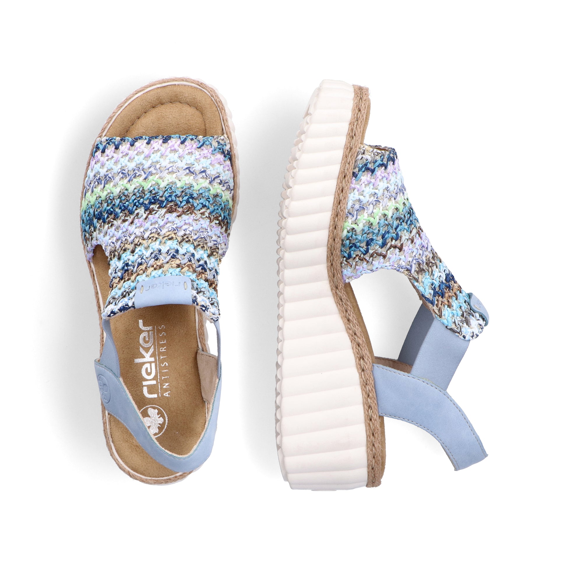 Multi Elasticated Sandals for Women | Rieker 69172-91