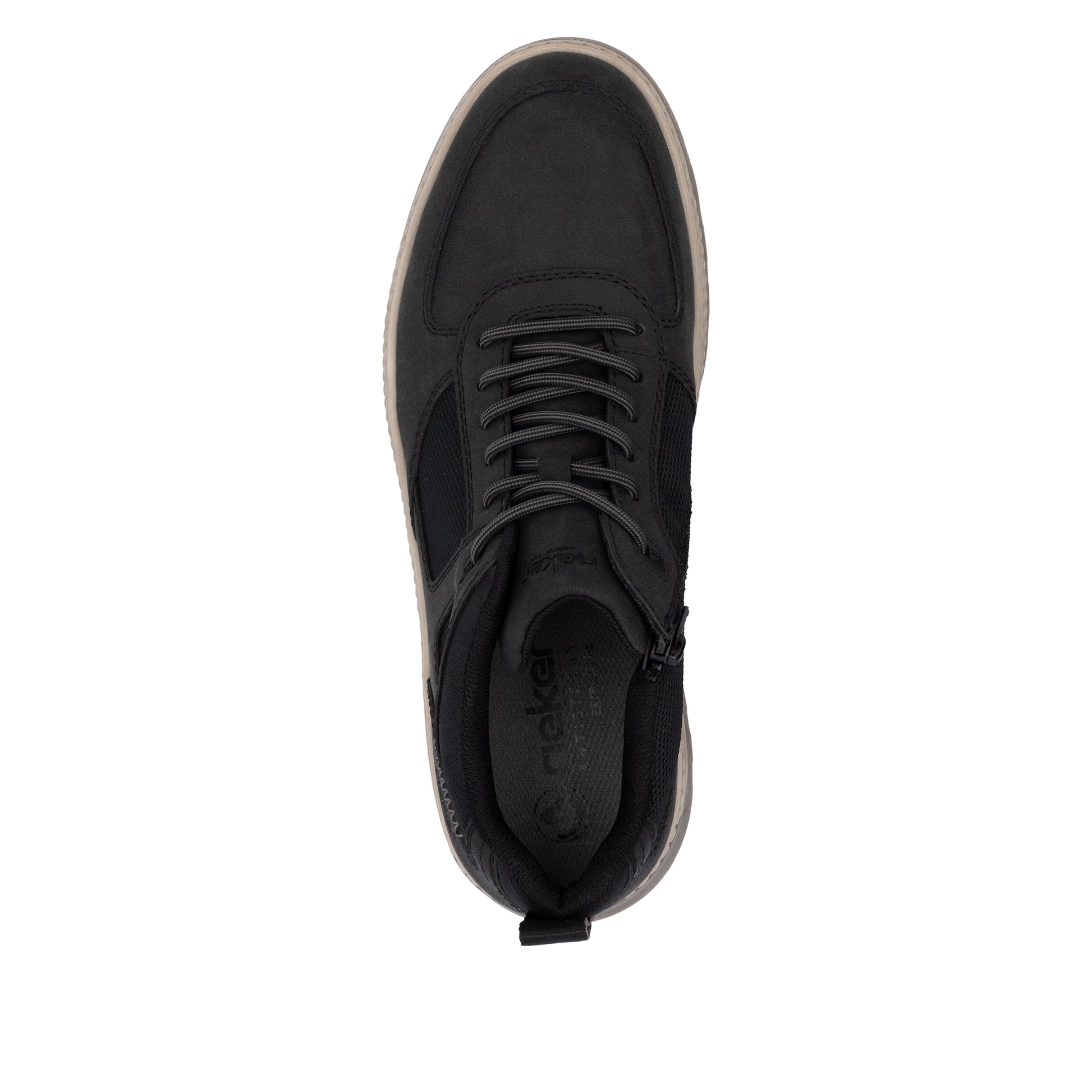 Black Zip Boots for Men | Rieker 37004-00