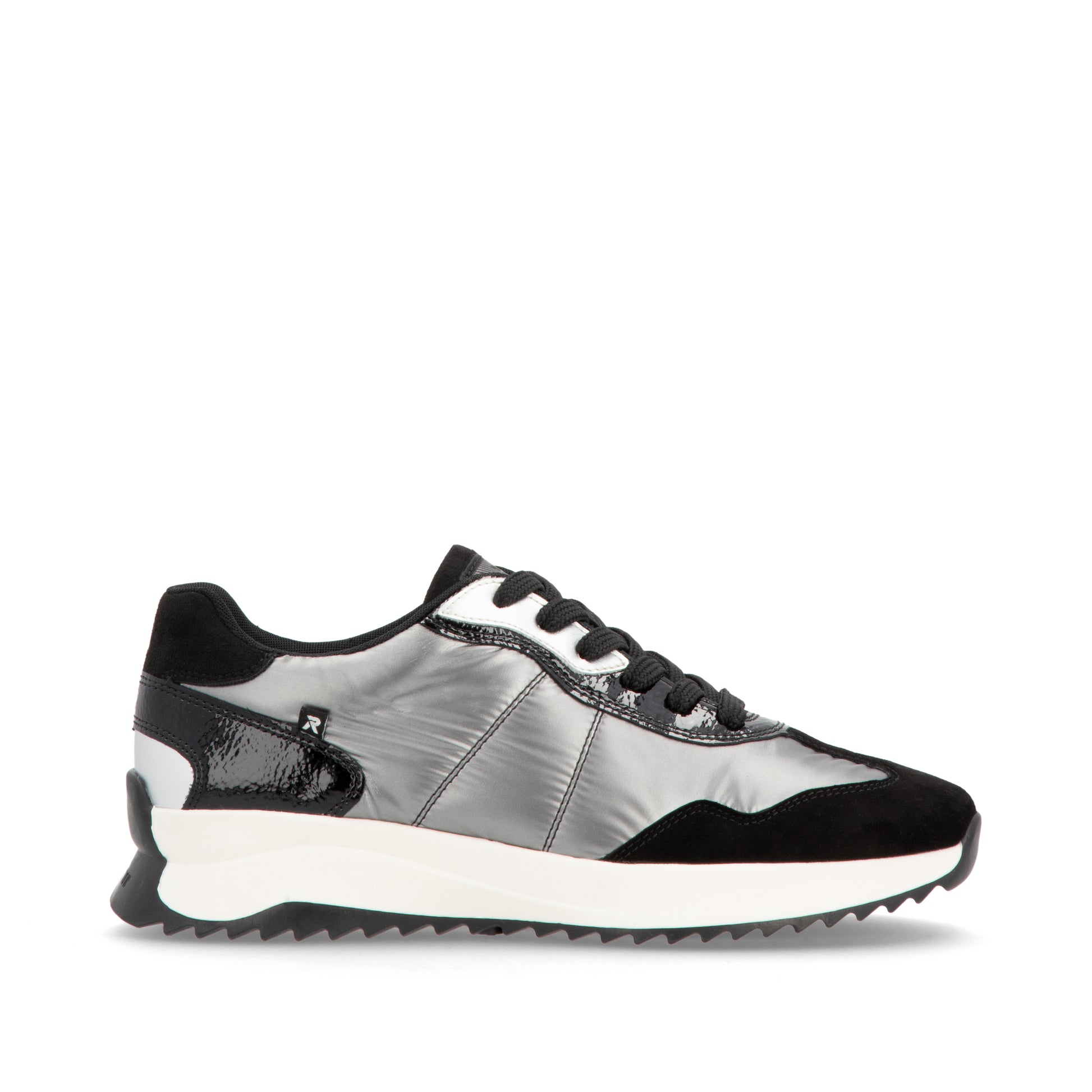 Grey Elasticated Shoes for Women | Rieker Sport W1306-42