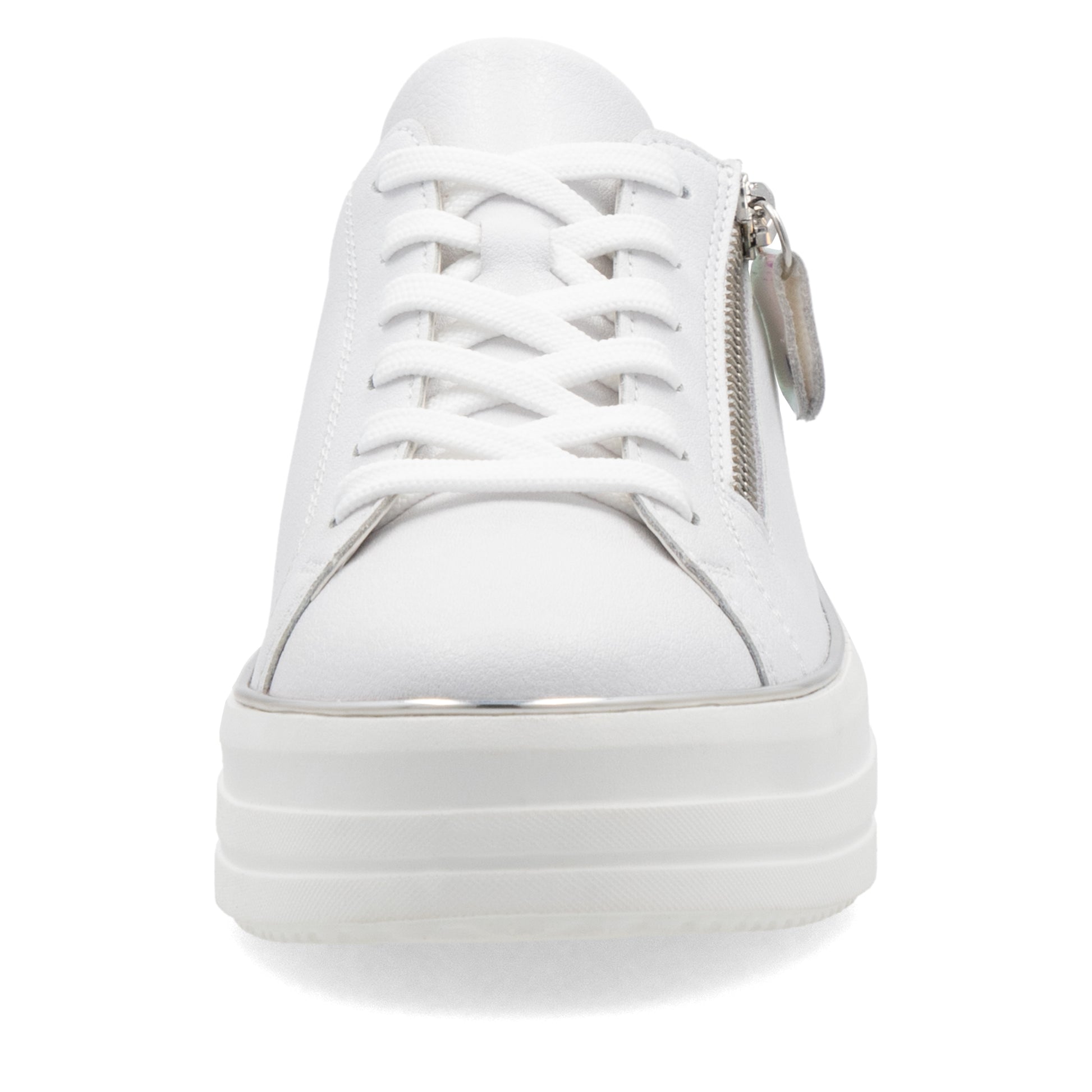 White Zip Shoes for Women | Remonte D1C06-80