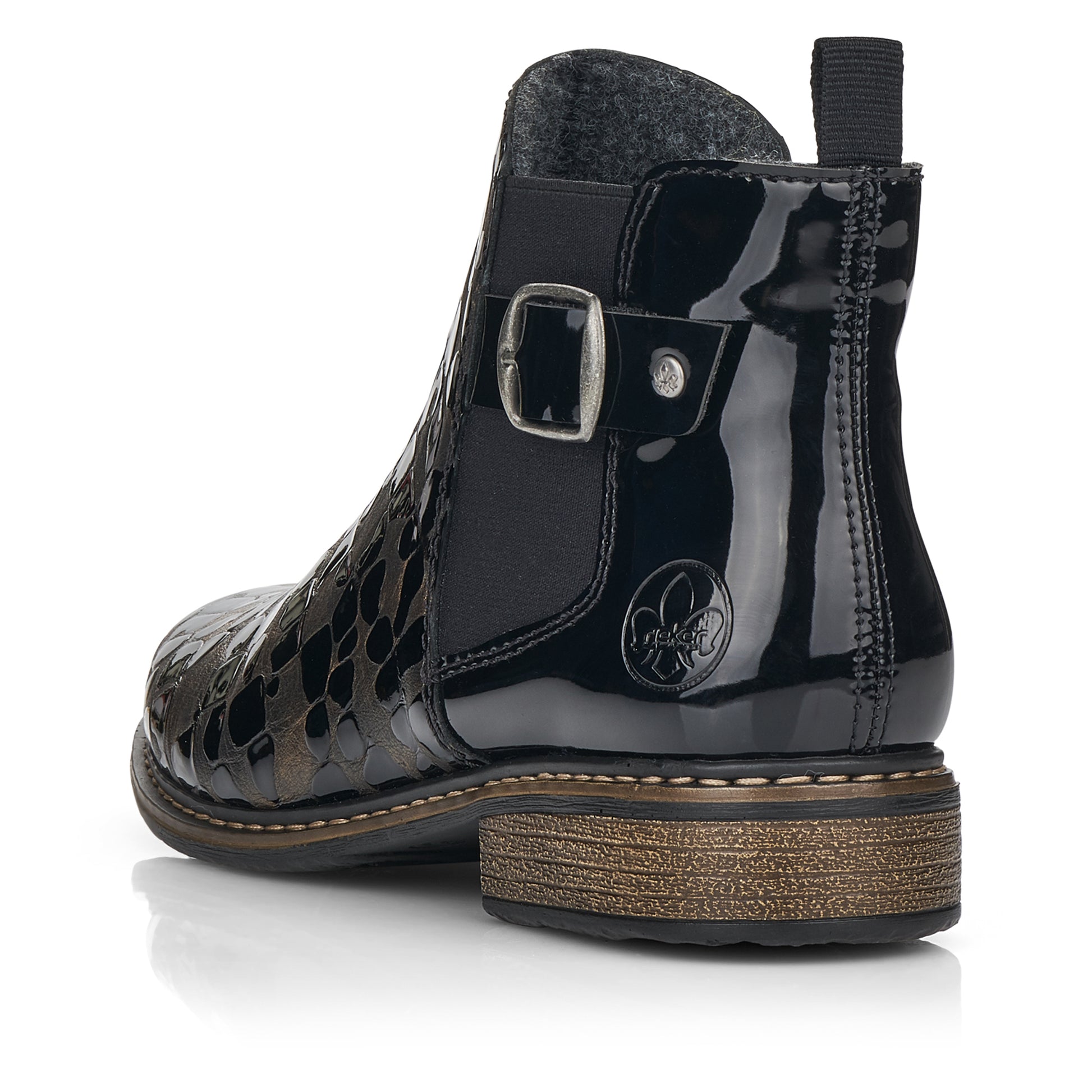 Bronze Zip Boots for Women | Rieker Z4965-90