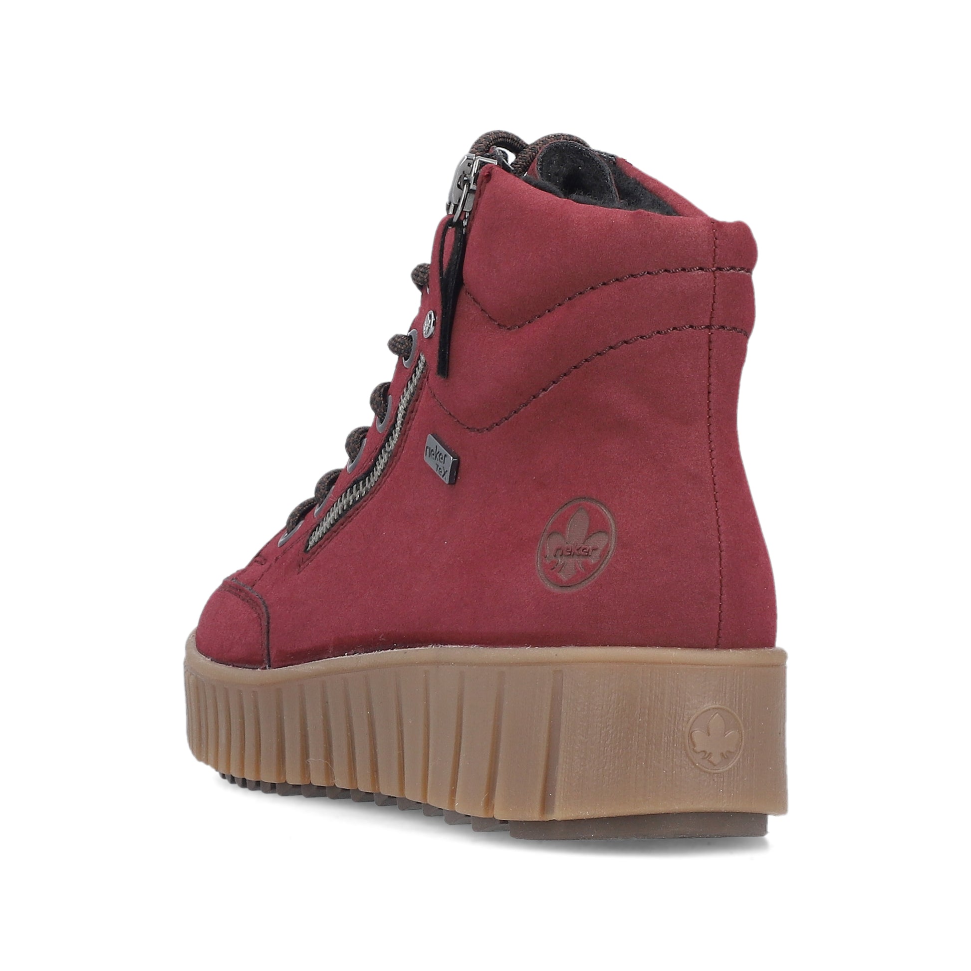 Red Zip Boots for Women | Rieker Y6104-35