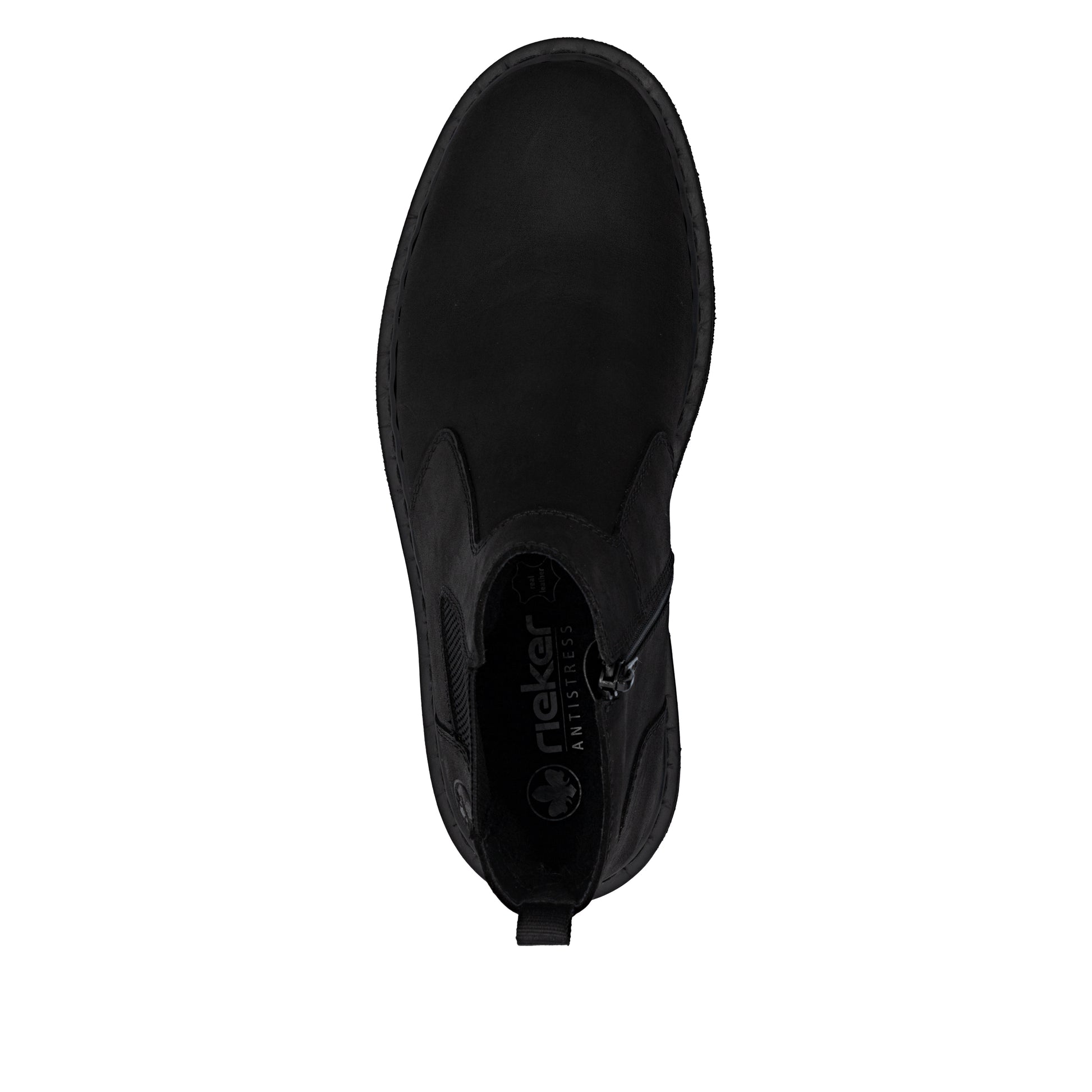 Black Zip Boots for Men | Rieker 31650-00