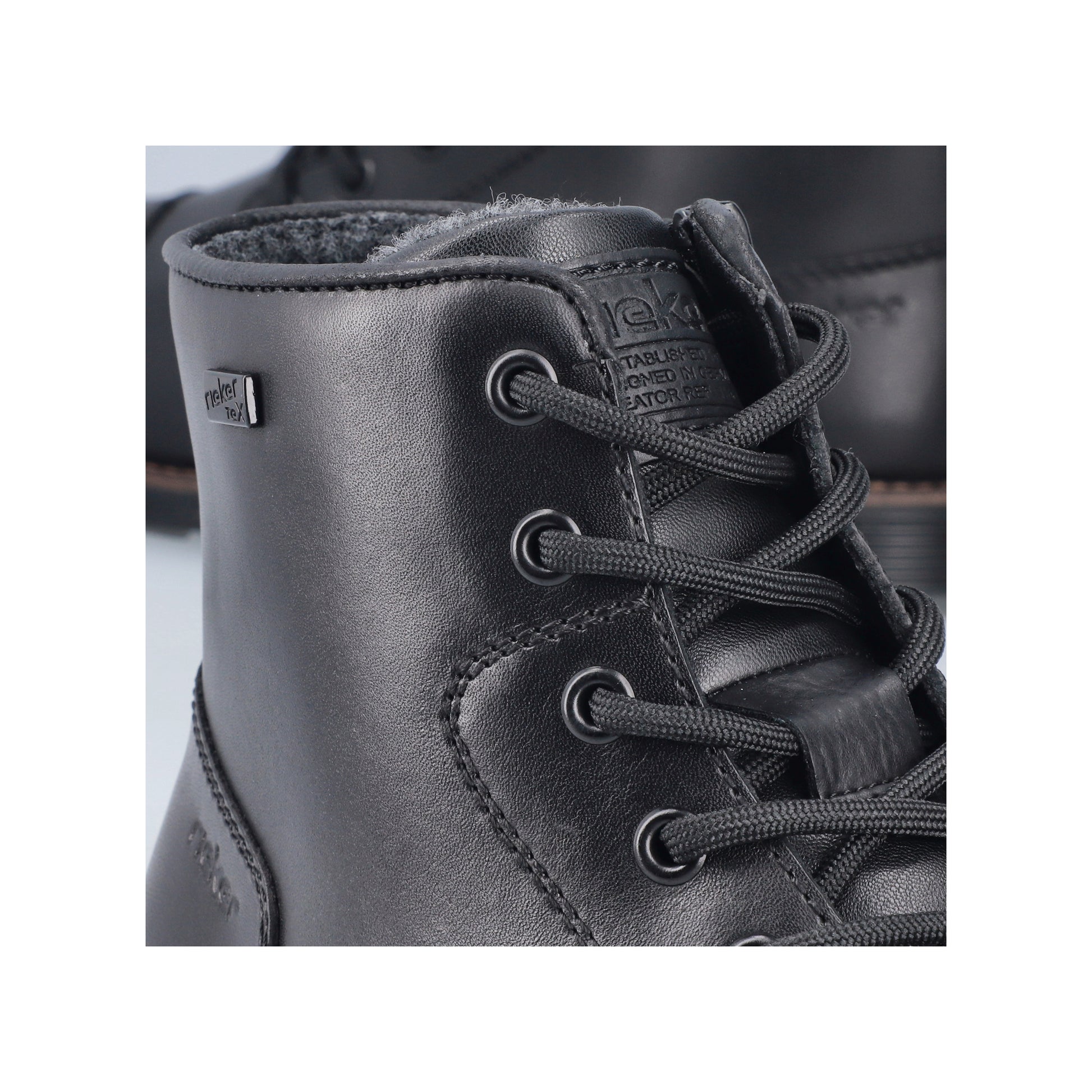 Black Zip Boots for Men | Rieker F4546-00