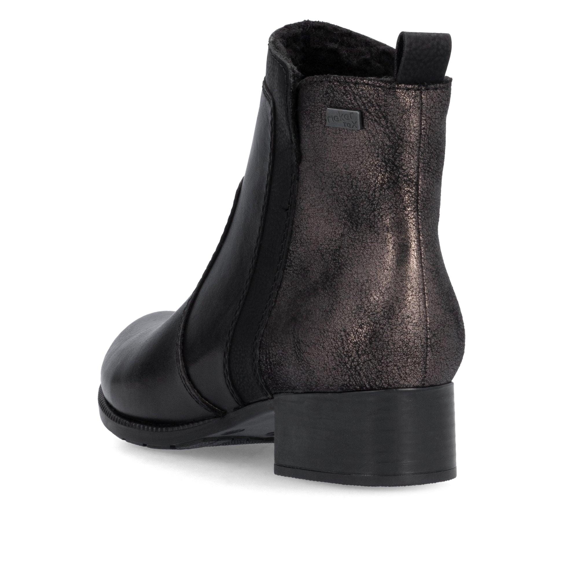 Black Zip Boots for Women | Rieker 78658-00