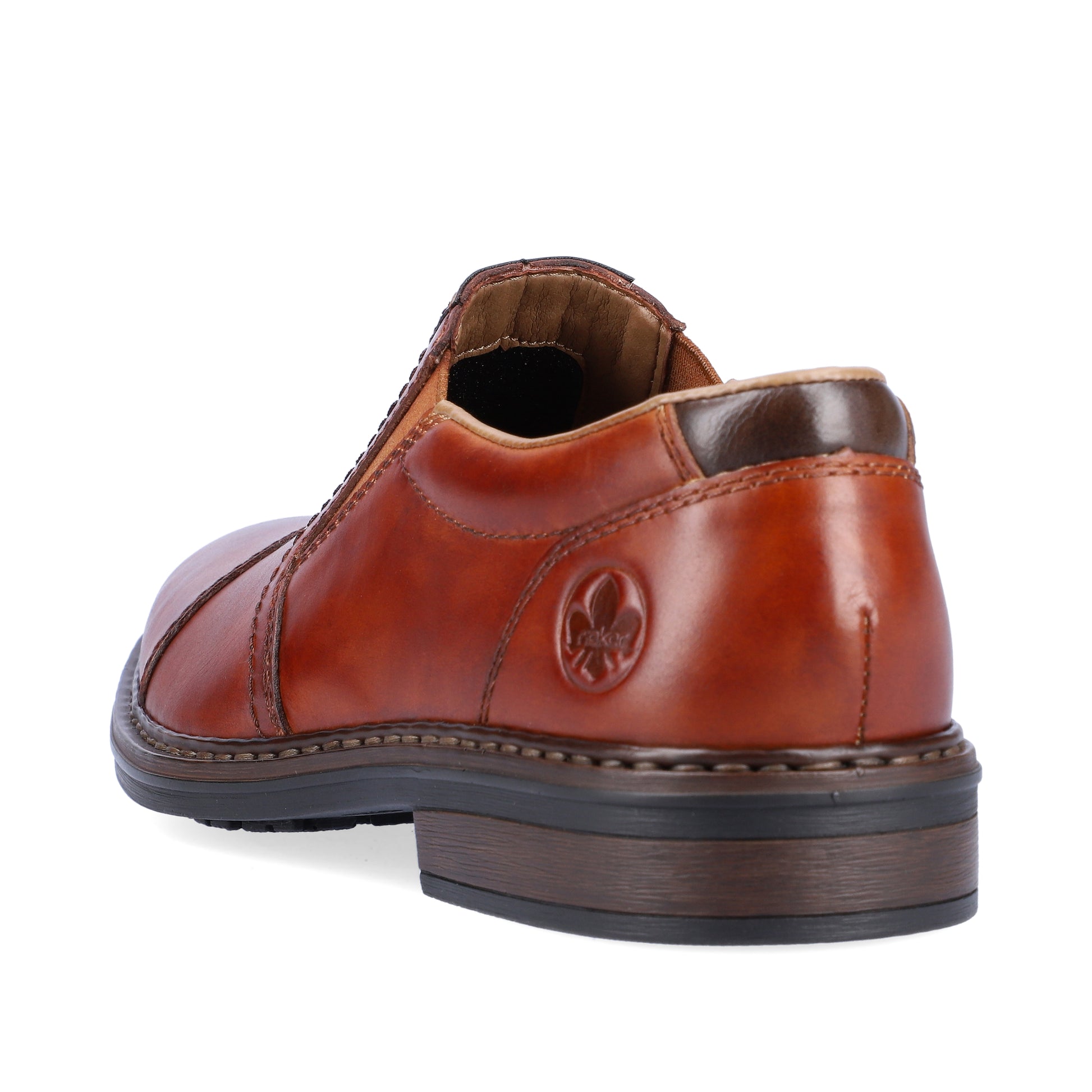 Brown Elasticated Shoes for Men | Rieker 17659-23