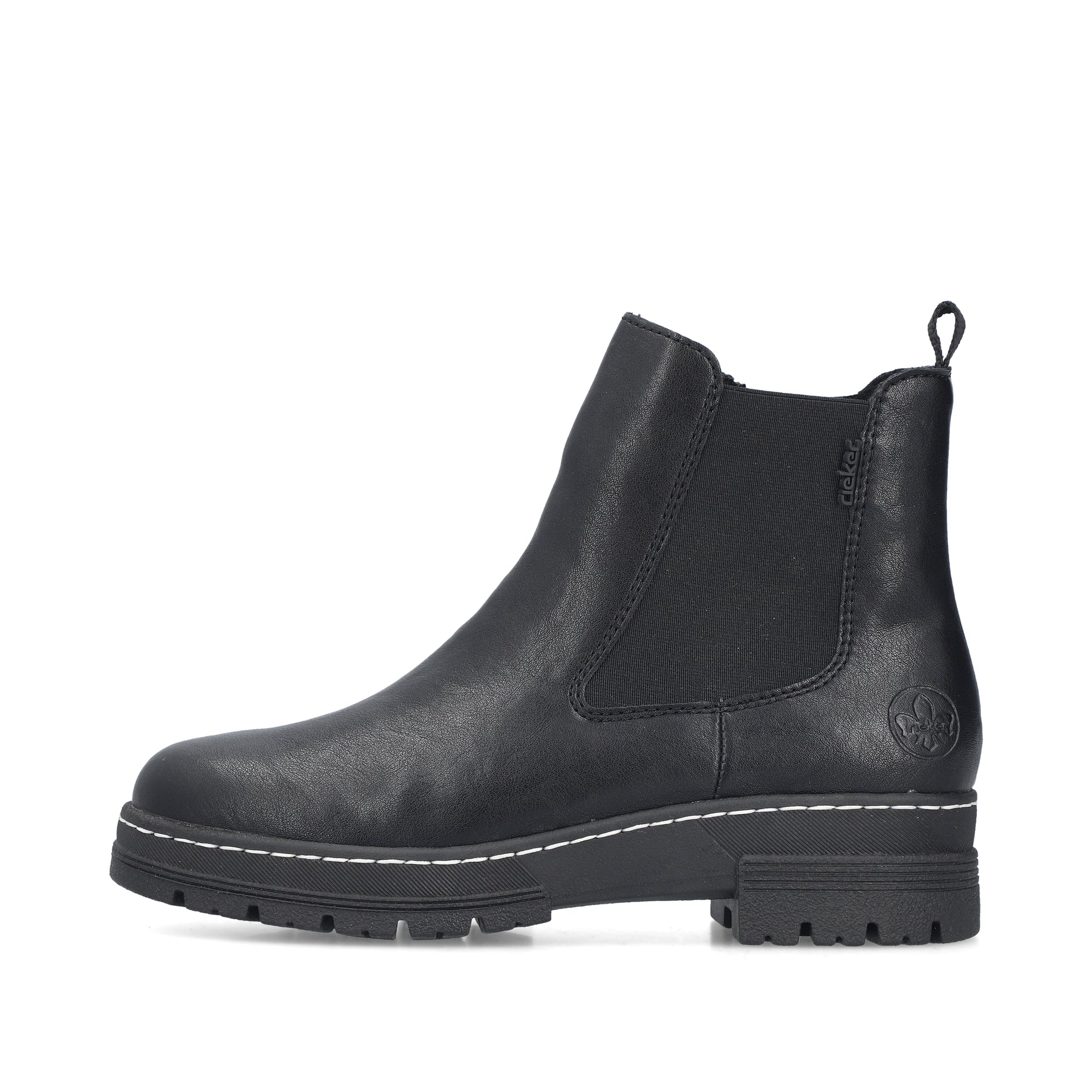 Black Zip Boots for Women | Rieker 73892-00