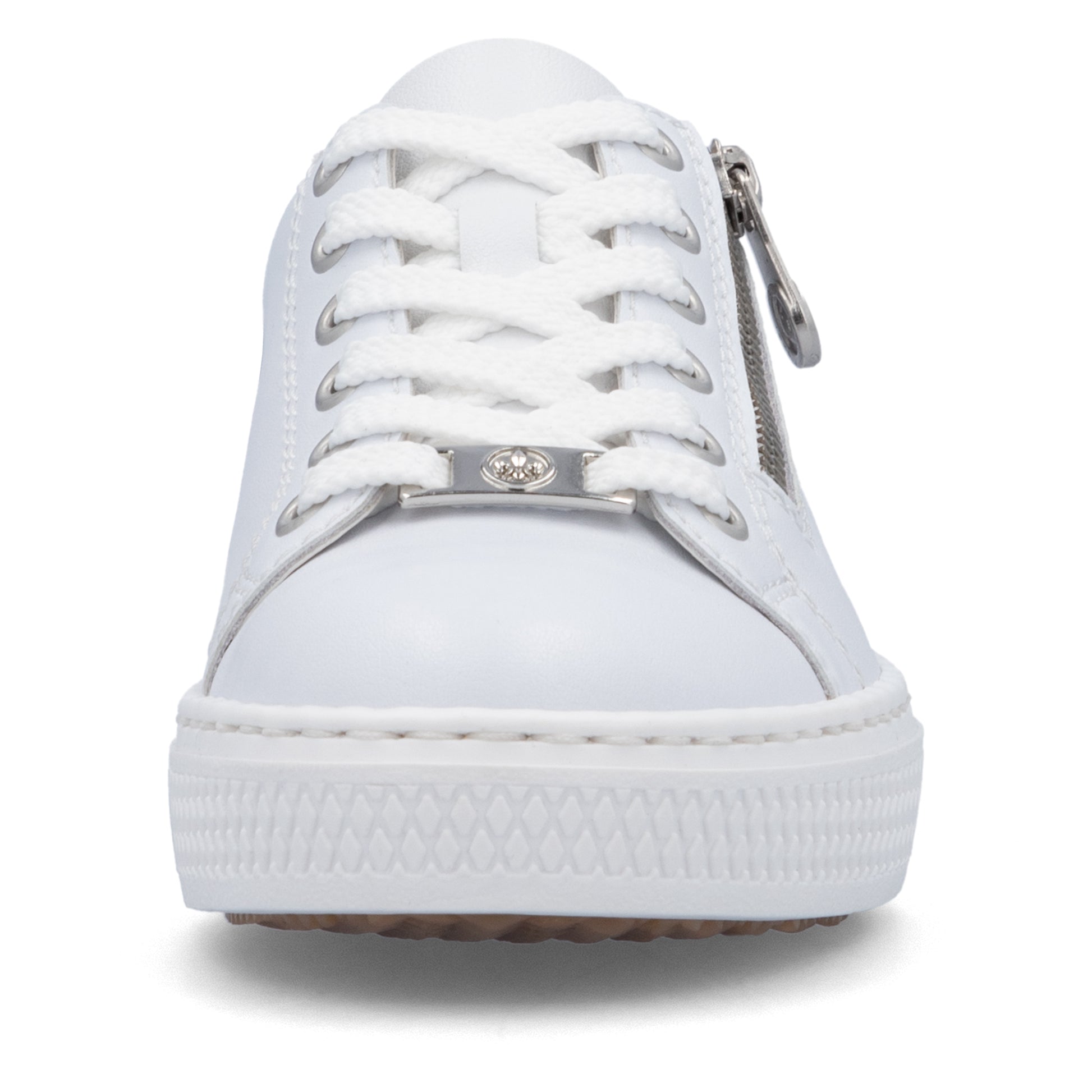 White Zip Shoes for Women | Rieker L59L1-83