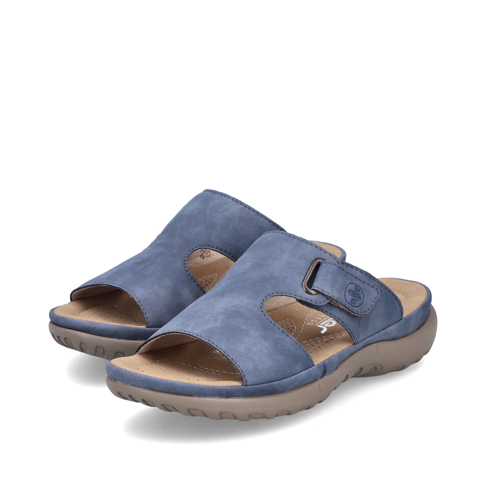 Blue Hook & Loop Sandals for Women | Rieker 64806-10
