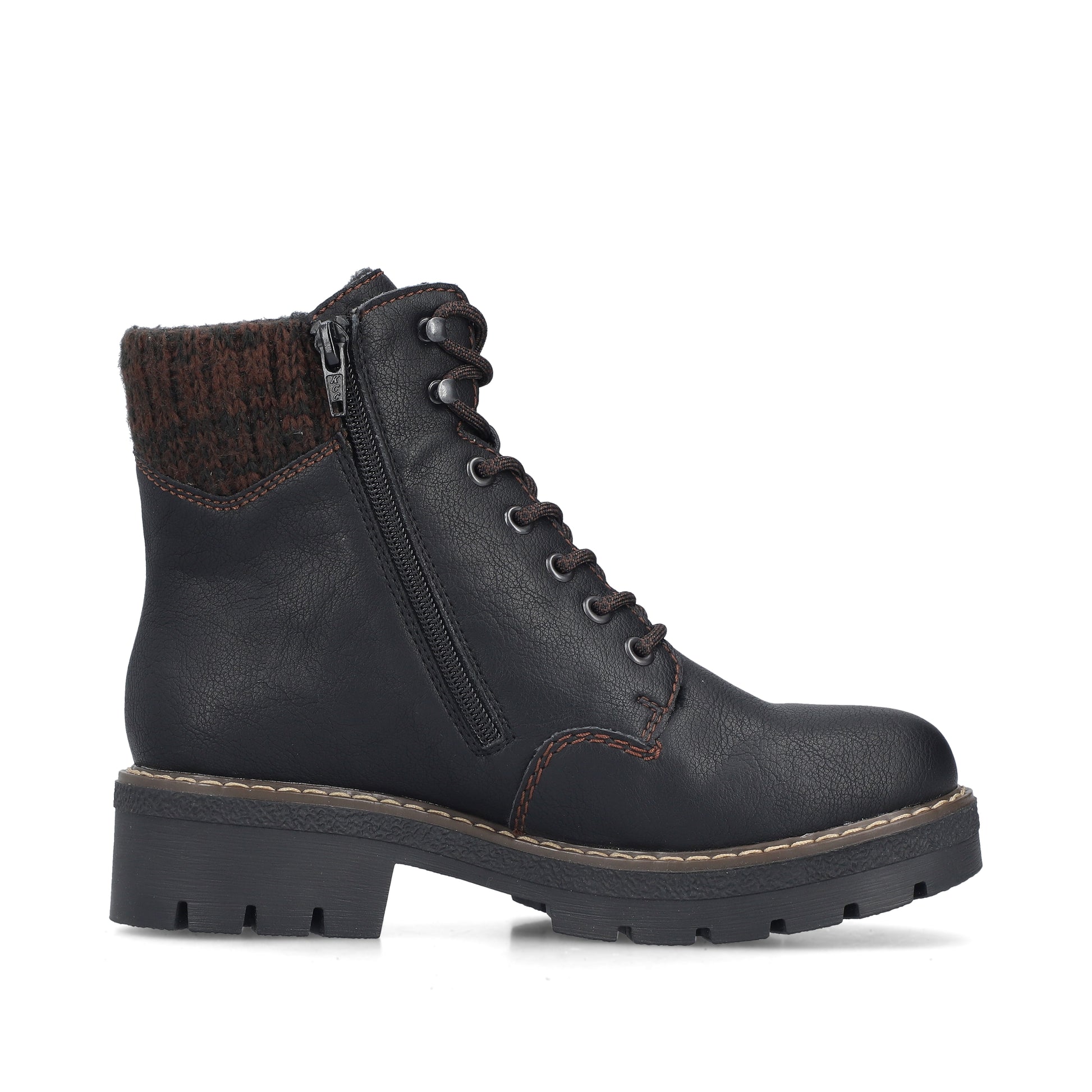 Black Zip Boots for Women | Rieker Y8130-00