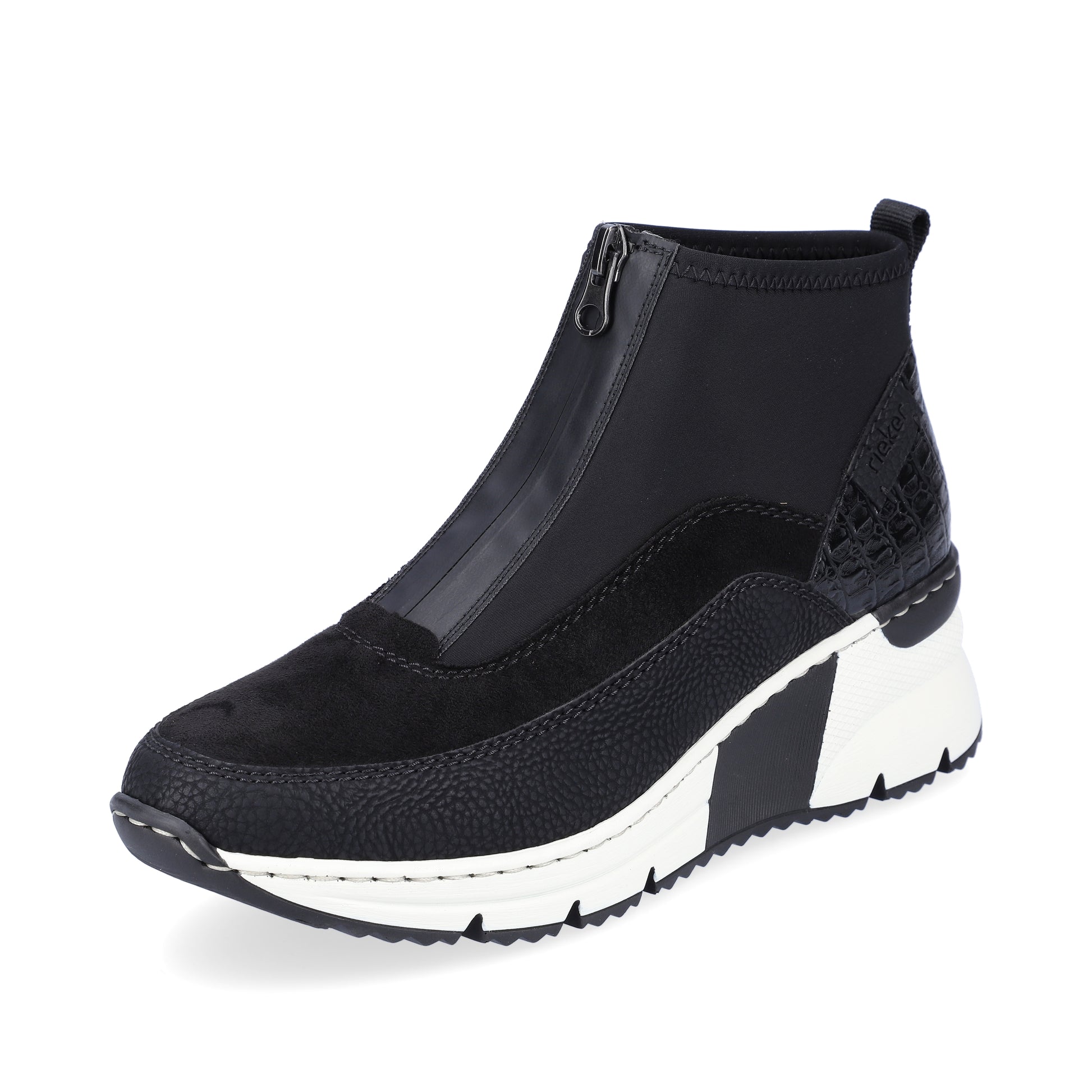 Black Zip Boots for Women | Rieker N6352-00