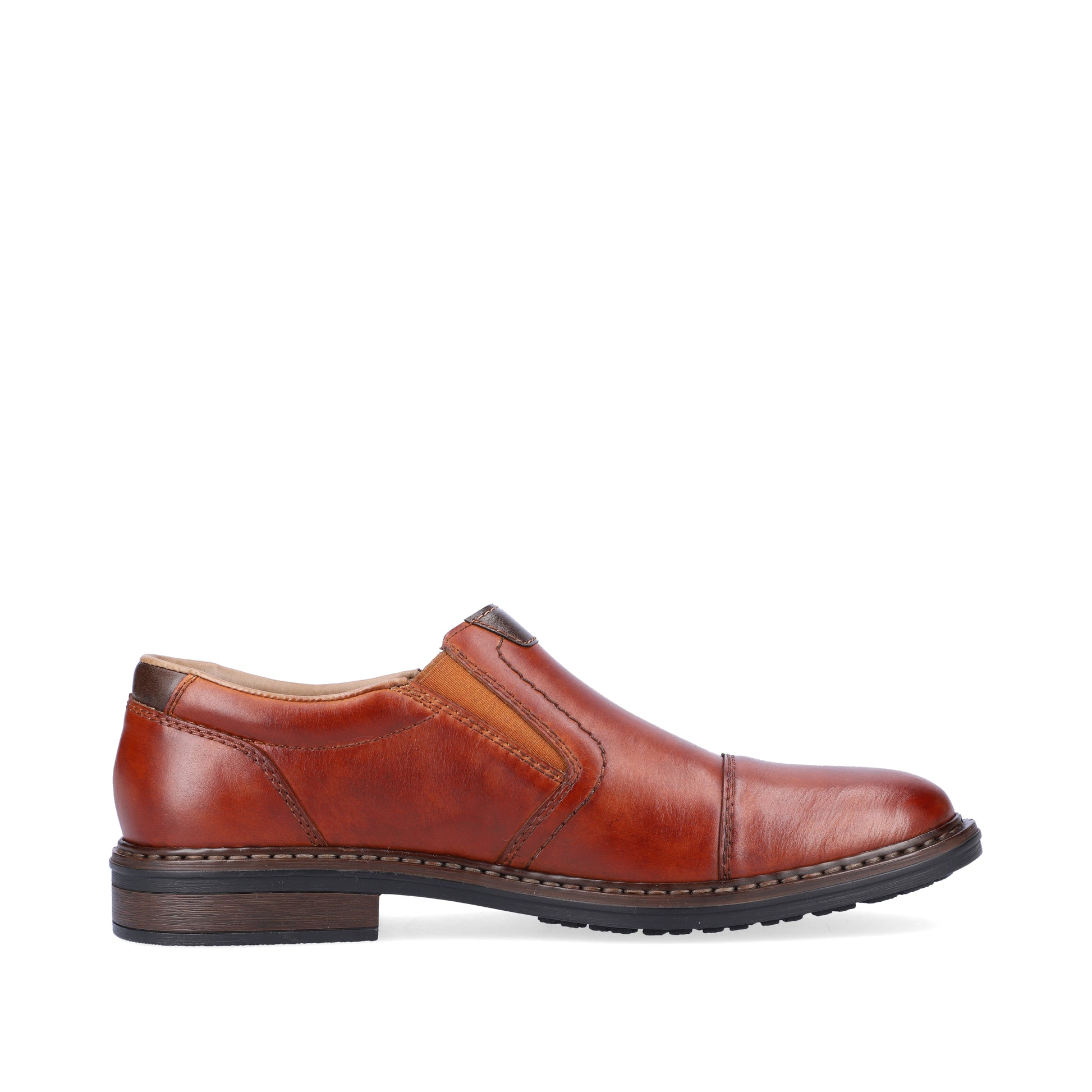 Brown Elasticated Shoes for Men | Rieker 17659-23