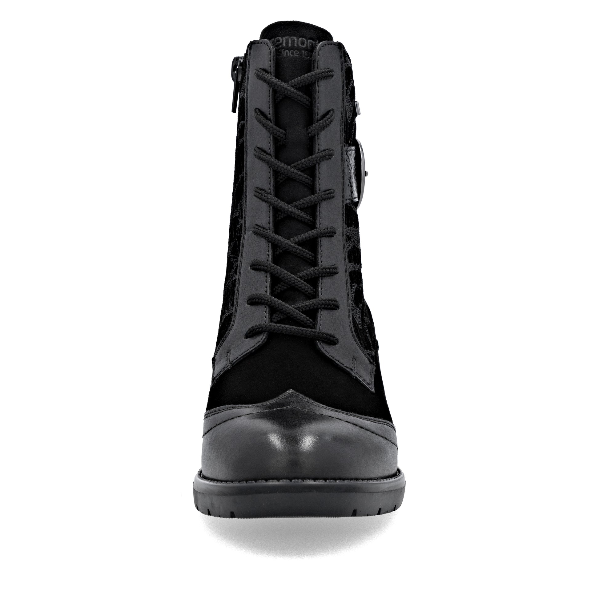 Black Zip Boots for Women | Remonte D2A77-02