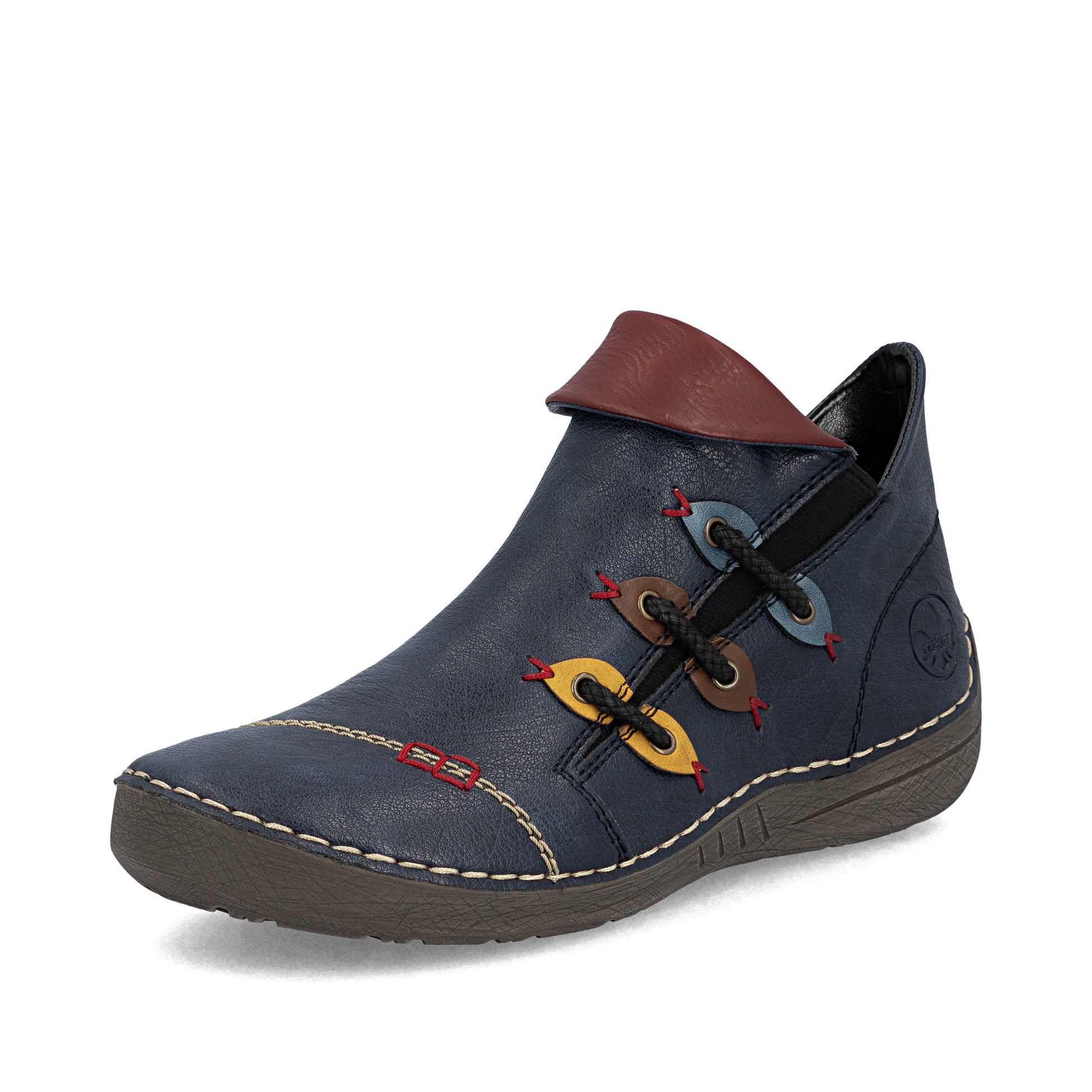 Blue Zip Boots for Women | Rieker 72581-14