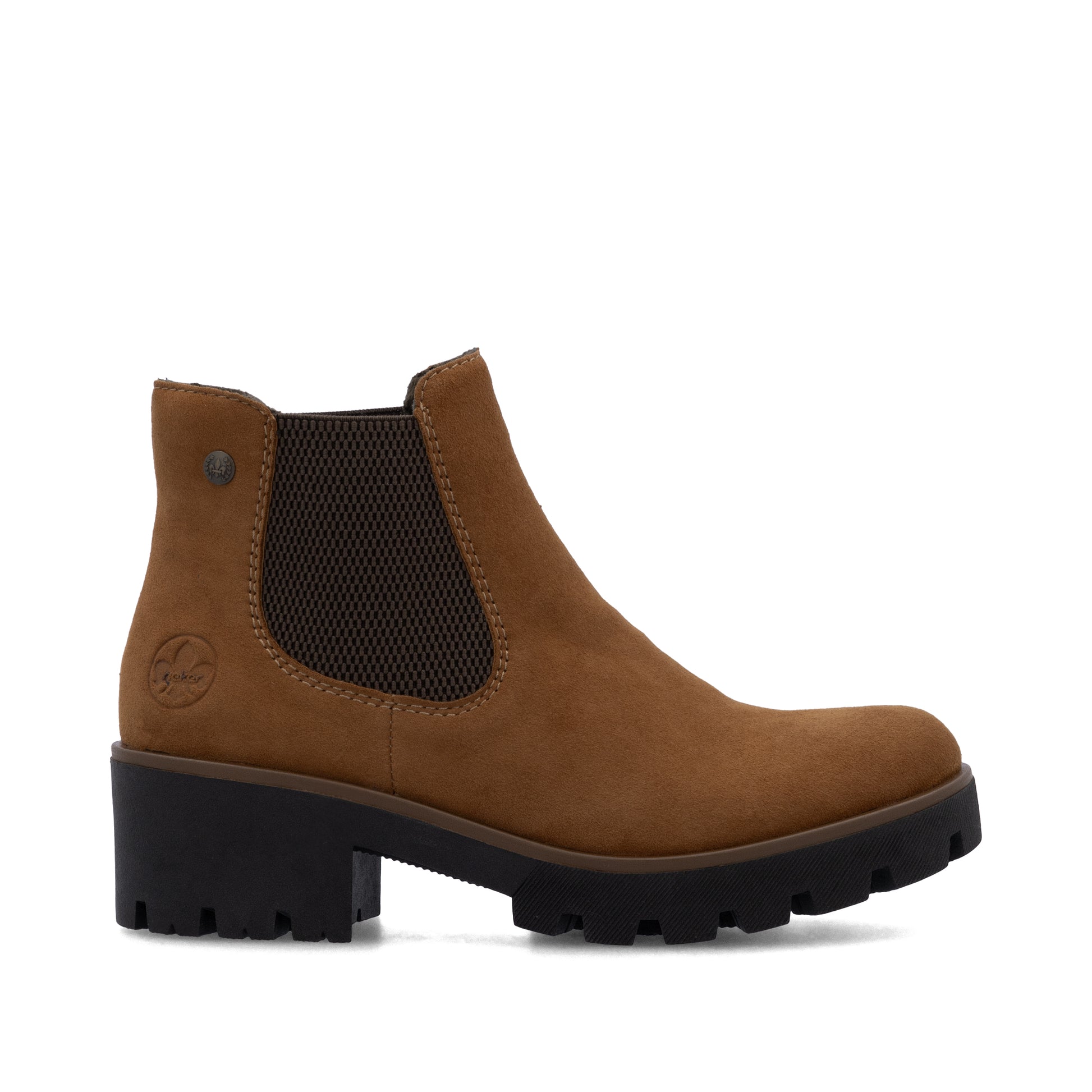 Brown Elasticated Boots for Women | Rieker 79265-22