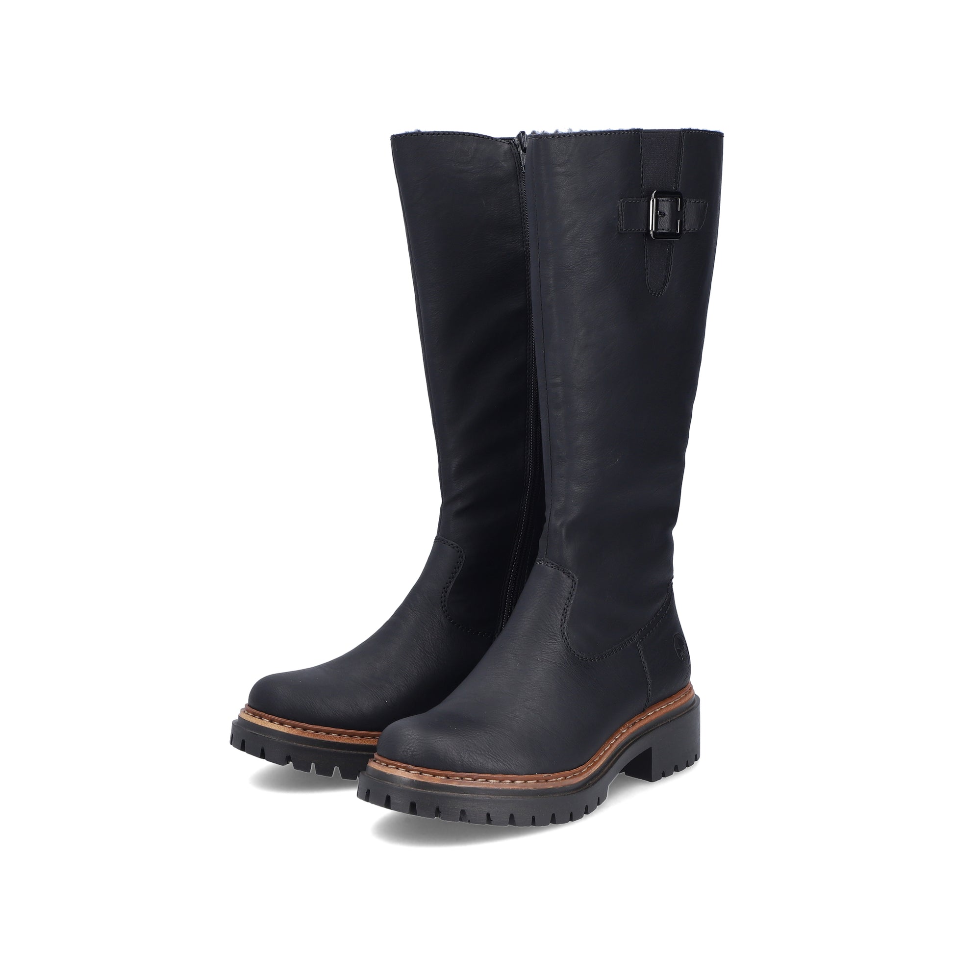 Black Zip Boots for Women | Rieker 72694-00